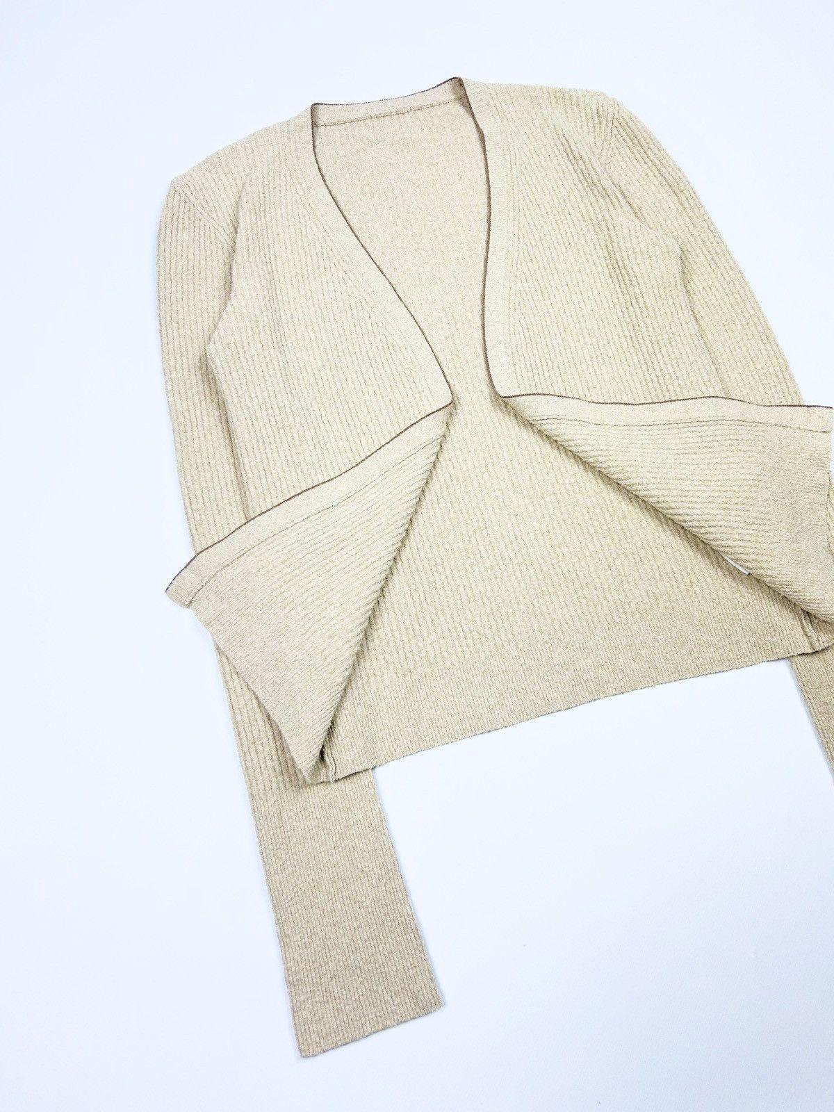 Jacquemus Luxury Jacquemus Le Cardigan Beige Sweater Size S / US 4 / IT 40 - 6 Thumbnail