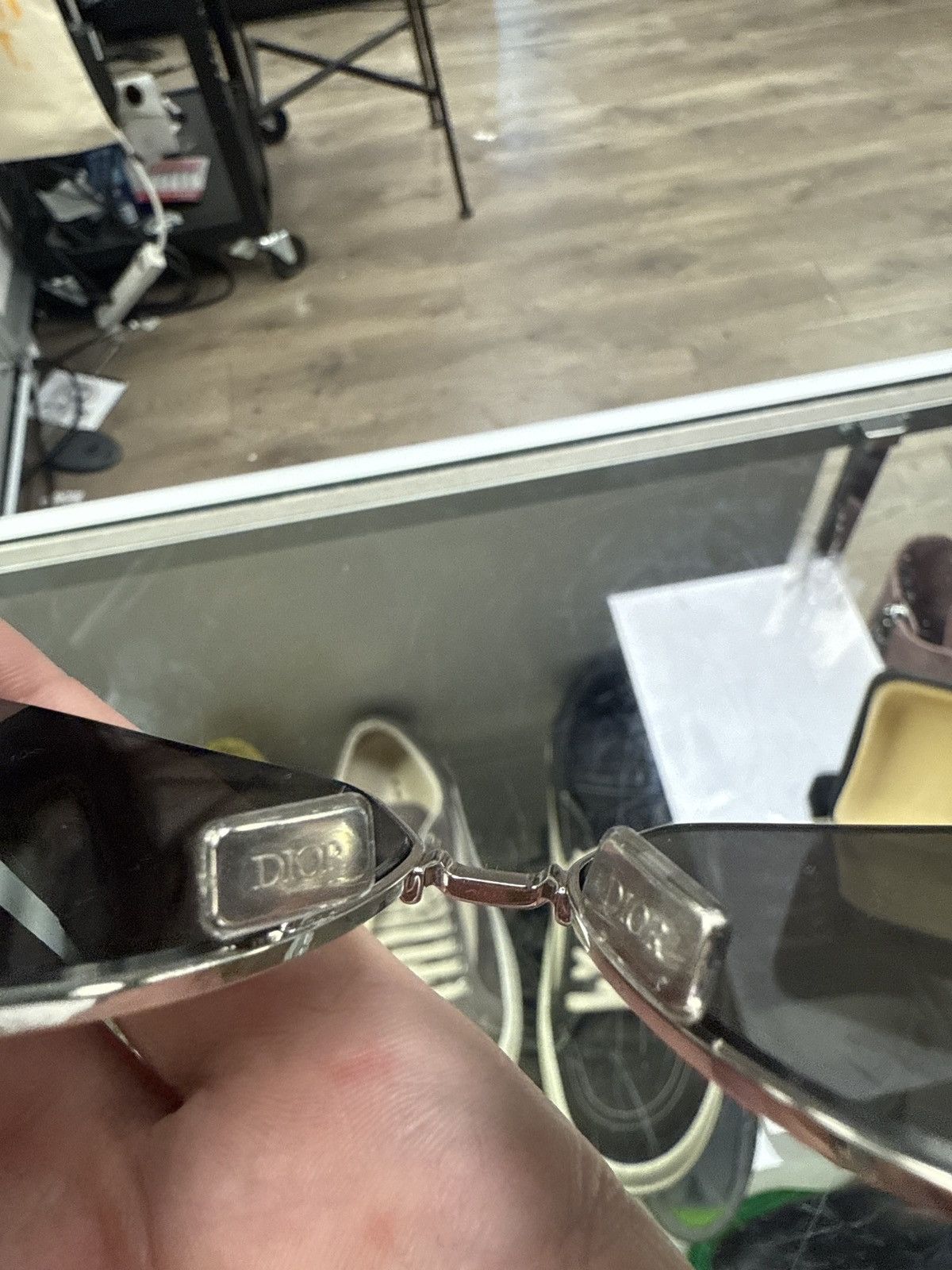 Dior Dior cd link pilot silver sunglasses rare Size ONE SIZE - 2 Thumbnail