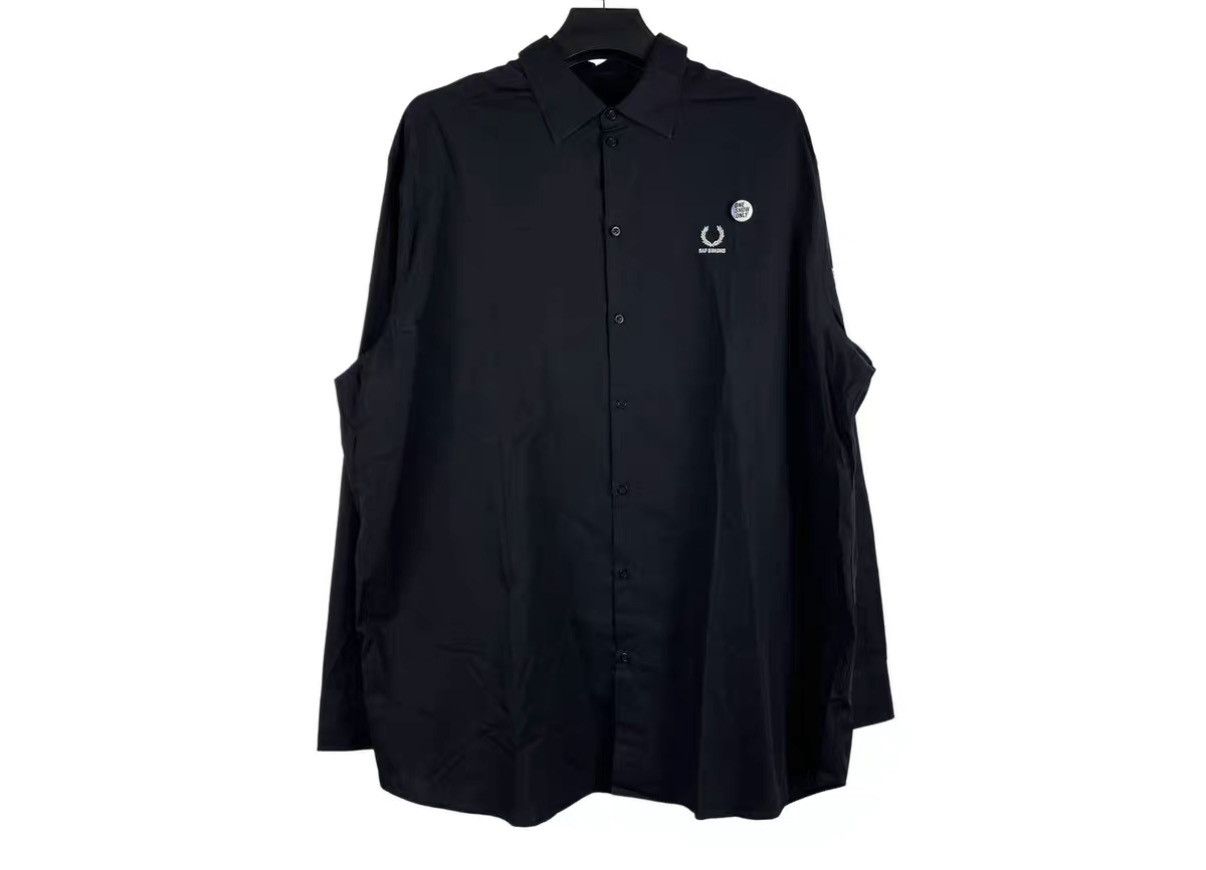 Fred Perry Fred Perry x Raf Simons Badge Patch Shirt Jacket J31 Size US L / EU 52-54 / 3 - 1 Thumbnail