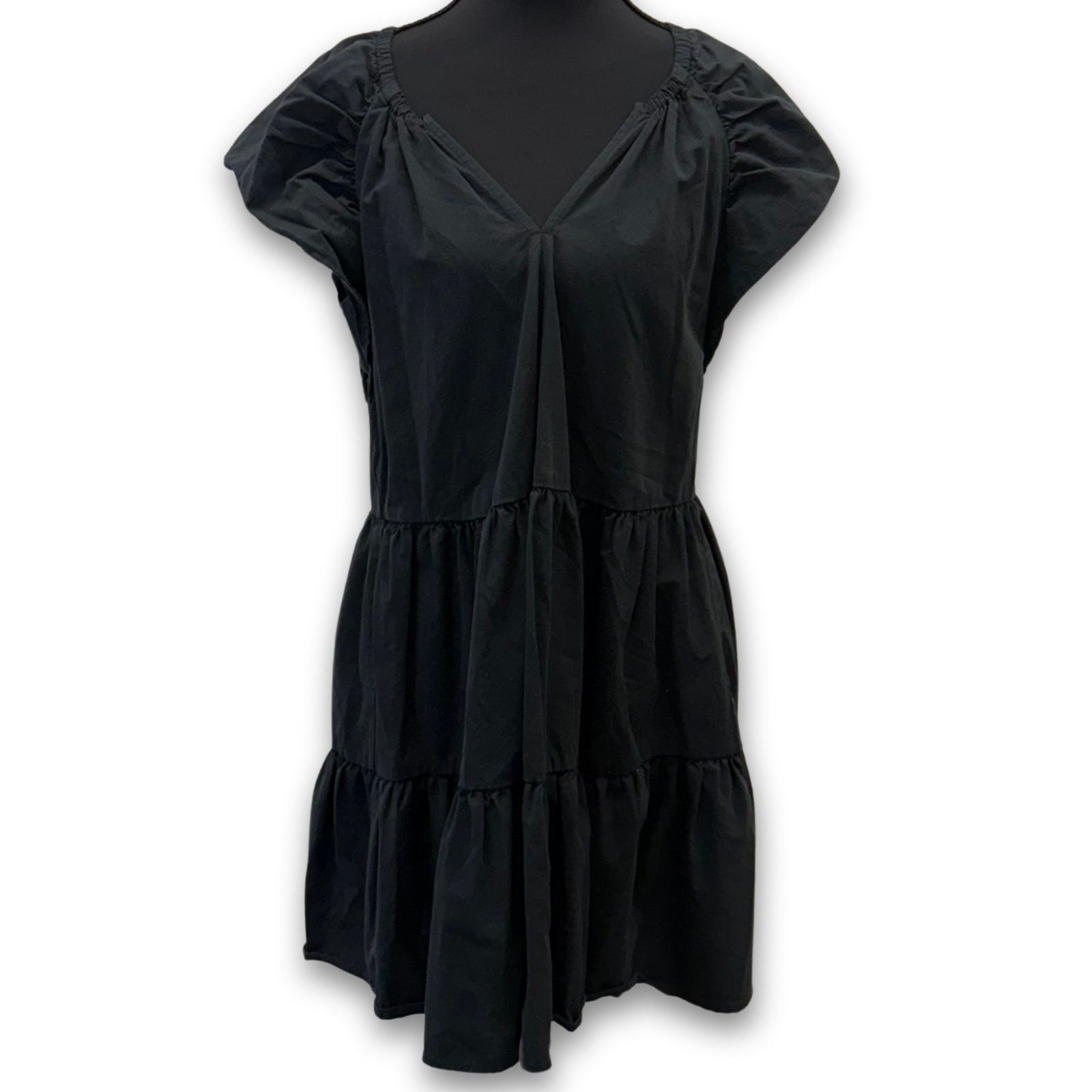Banana Republic Banana Republic Tiered A-Line Mini Dress | Small Petite Size S / US 4 / IT 40 - 1 Thumbnail