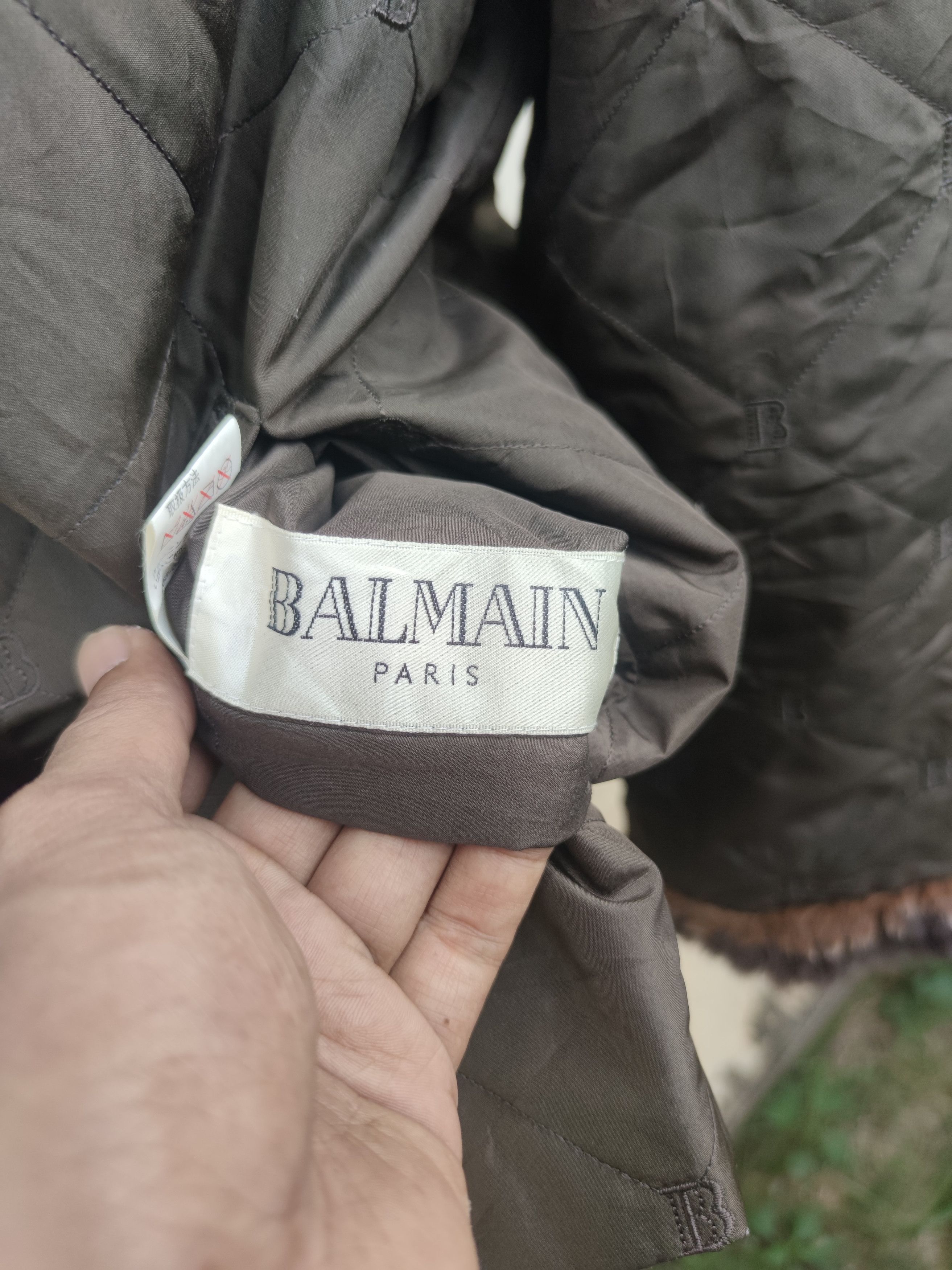 Balmain Balmain Paris Spanish Rabbit Fur Reversible Jacket Size XL / US 12-14 / IT 48-50 - 8 Thumbnail