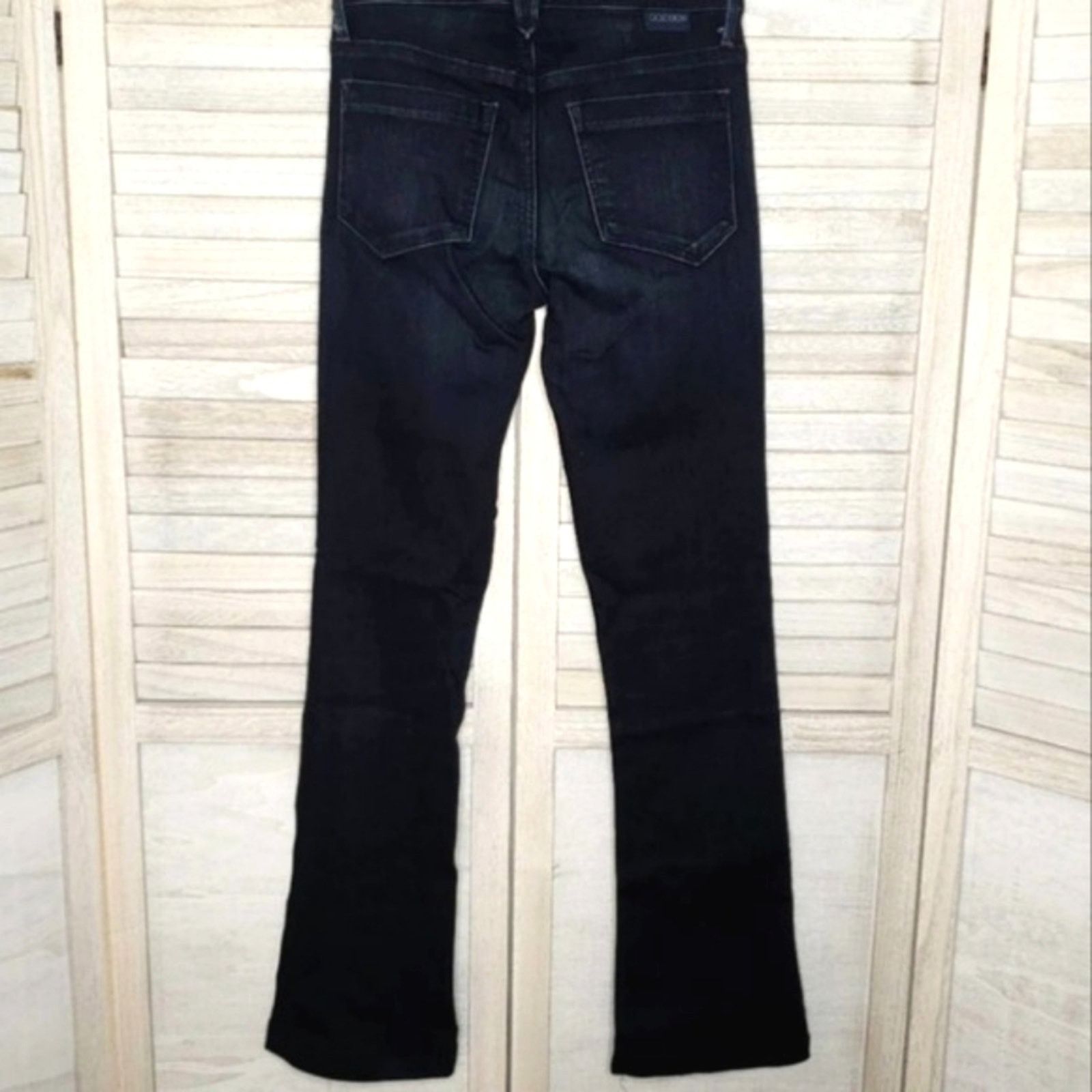 GOLDSIGN Goldsign Stella Flare High Rise Jeans 26 Regular Stretch Size 26" / US 2 / IT 38 - 3 Thumbnail