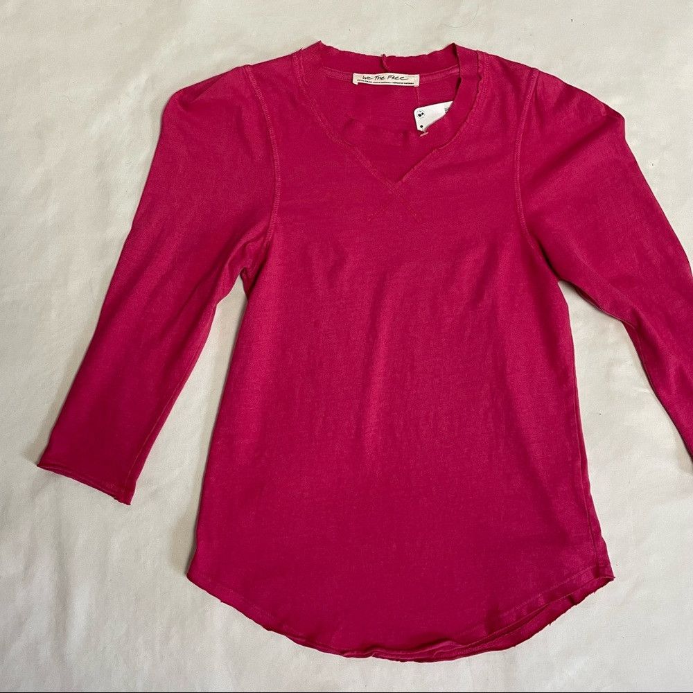 Free People NWT New $58 Free People Clover Top Rose Hypnotic Size XS Size XS / US 0-2 / IT 36-38 - 6 Thumbnail