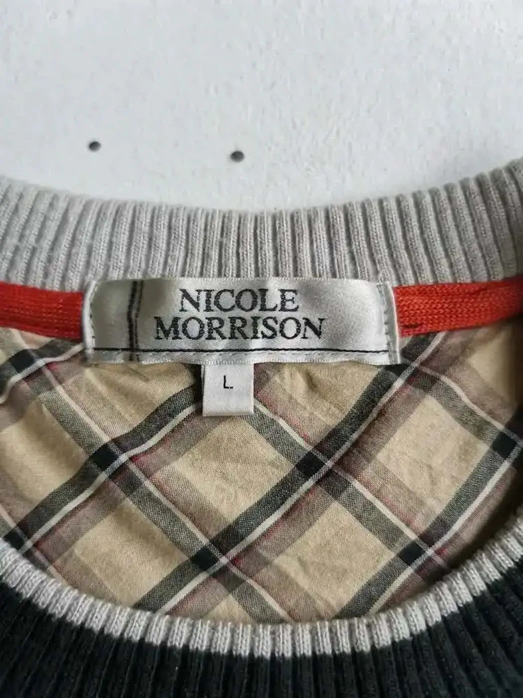 Vintage Vintage Nicole Morrison Big Logo Sweatshirt Size US L / EU 52-54 / 3 - 3 Thumbnail