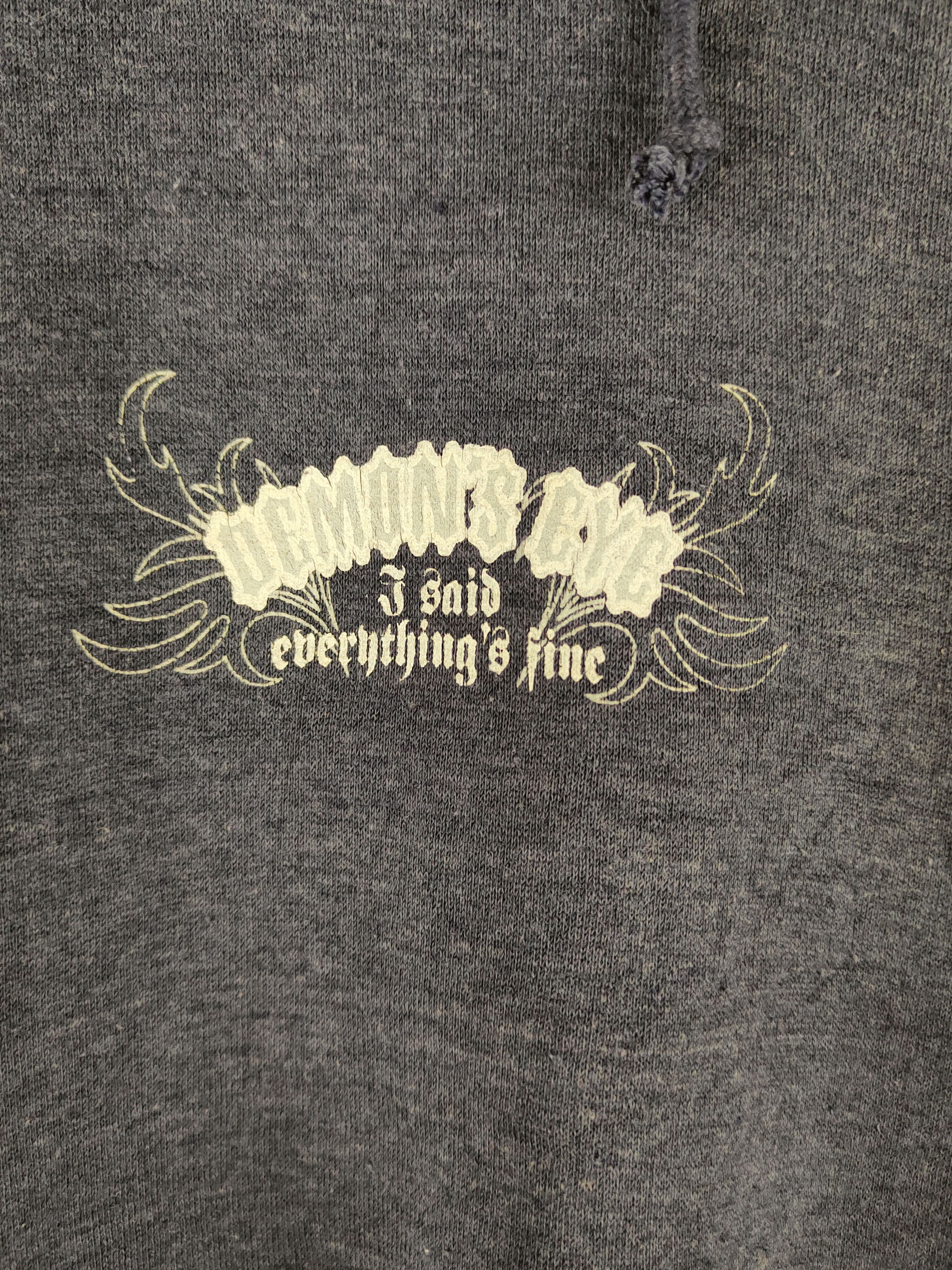 Japanese Brand Vintage Faded by Barcedos Navy Hoodie Sweatshirts Size US L / EU 52-54 / 3 - 3 Thumbnail