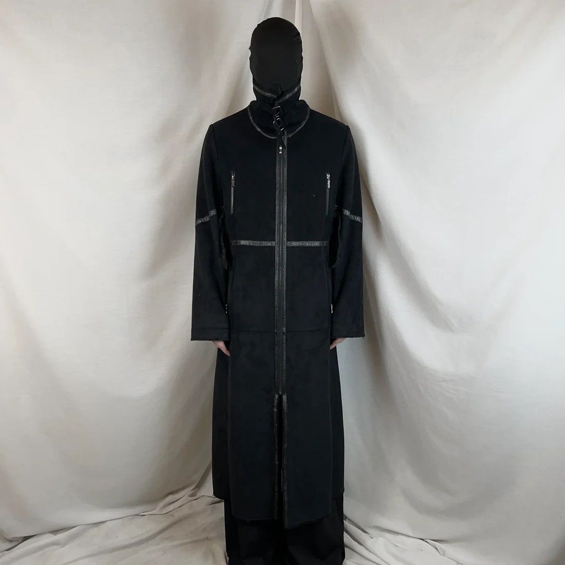 Balmain Balmain Multi Strap Faux Suede Coat - 90s Size US S / EU 44-46 / 1 - 2 Thumbnail