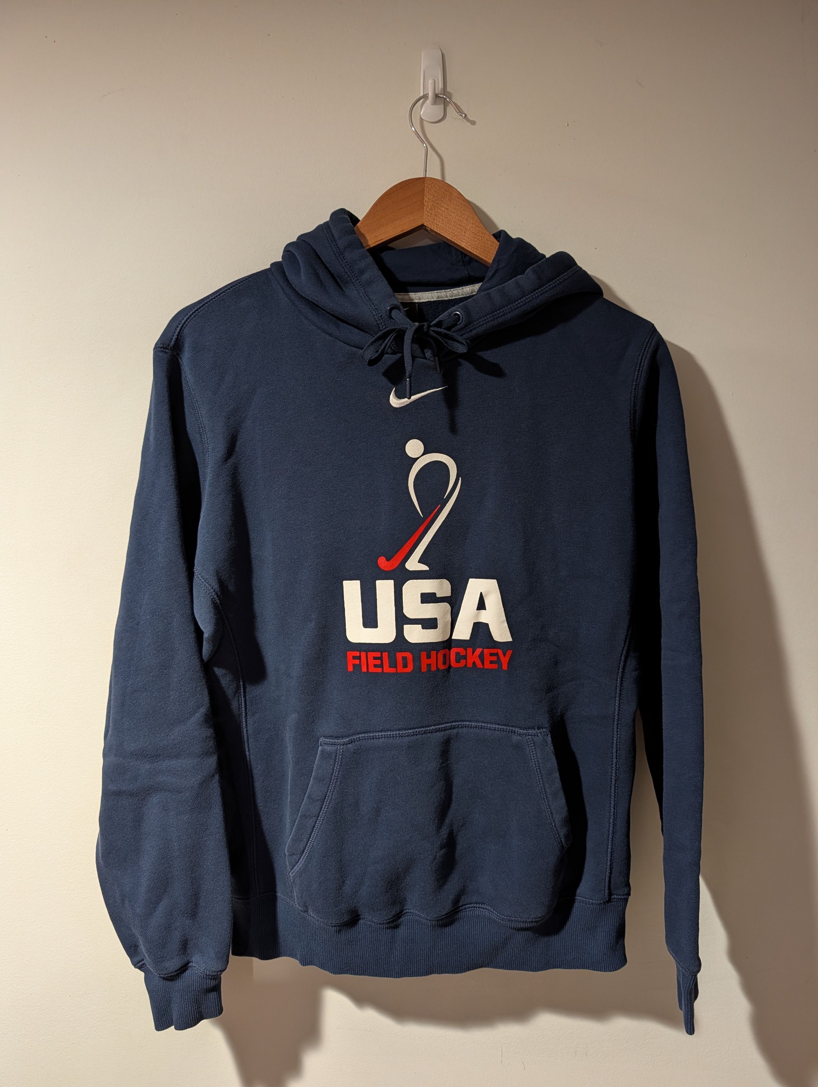 Nike Nike USA Field Hockey Pullover Hoodie Swoosh Mens Medium M Size US M / EU 48-50 / 2 - 1 Thumbnail