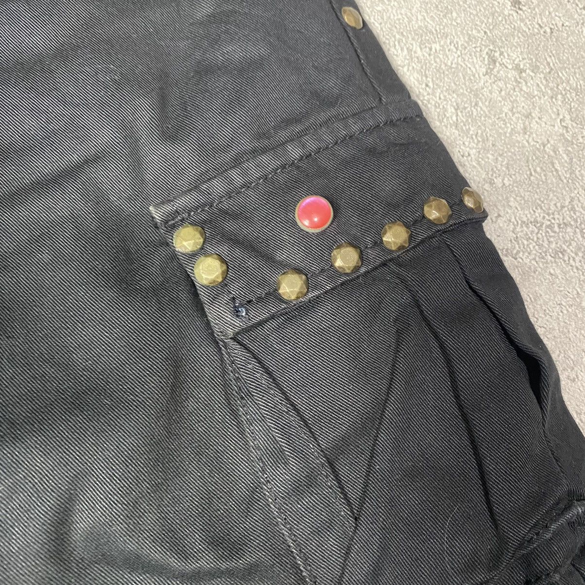 14th Addiction × If Six Was Nine × Japanese Brand Wild Khakis Double Waist Studed Cargo Pants Size US 32 / EU 48 - 10 Thumbnail