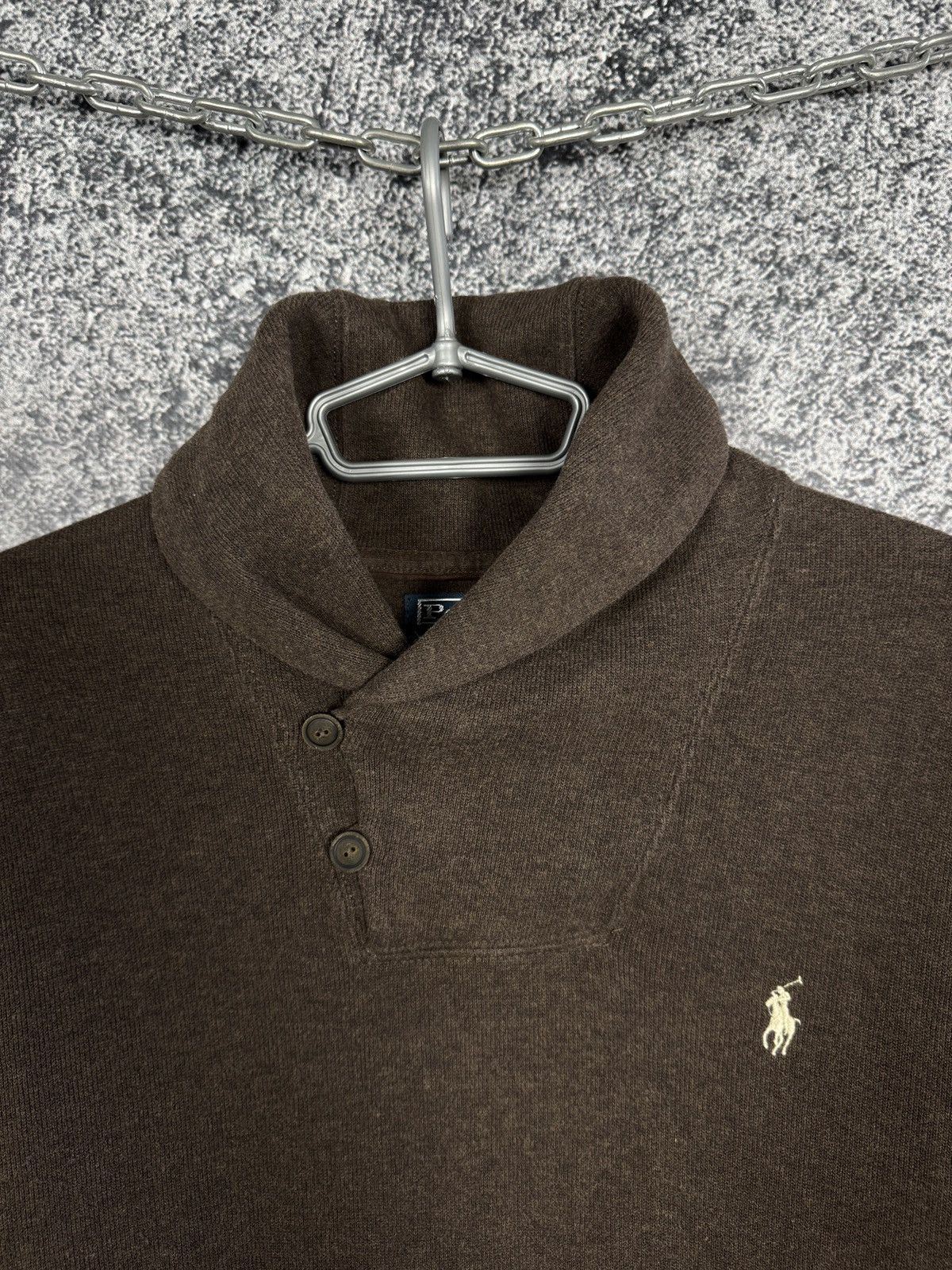Polo Ralph Lauren Polo Ralph Lauren Shawl Pullover Sweatshirt Vintage Size L Size US L / EU 52-54 / 3 - 6 Thumbnail