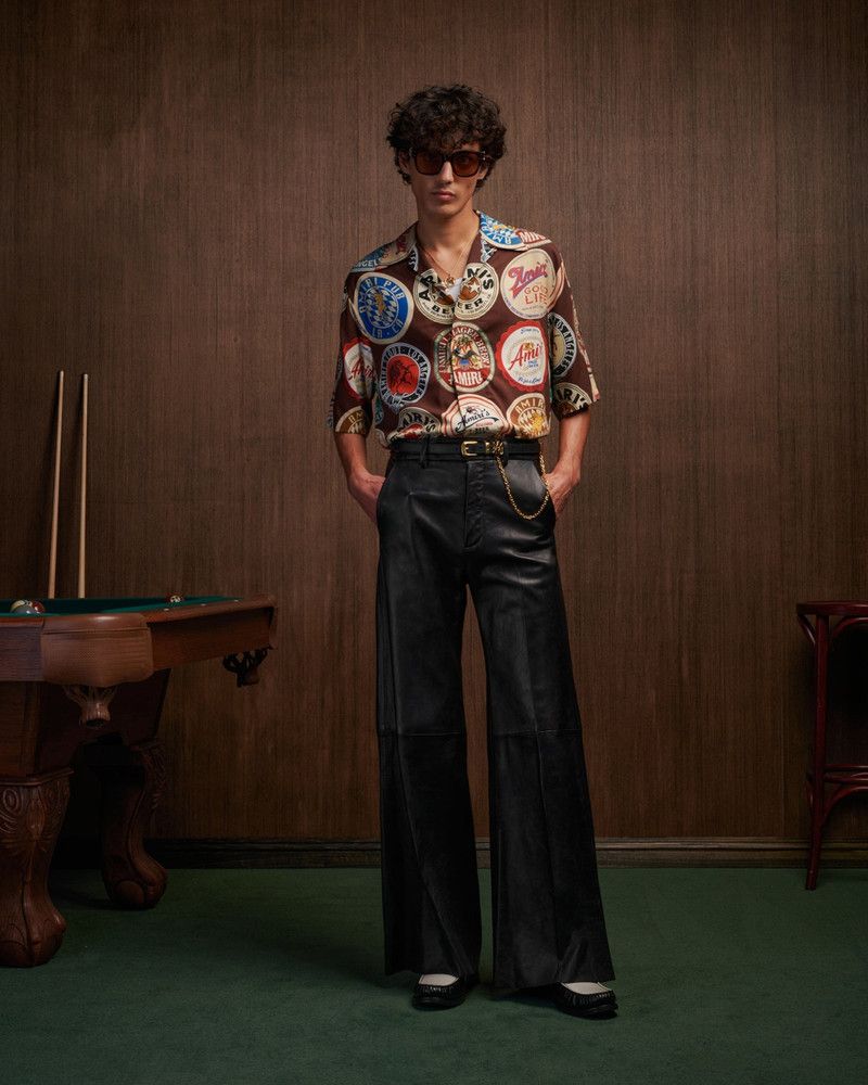 Amiri oc11z0126 Coaster Bowling Shirt in Multicolor Size US L / EU 52-54 / 3 - 2 Thumbnail