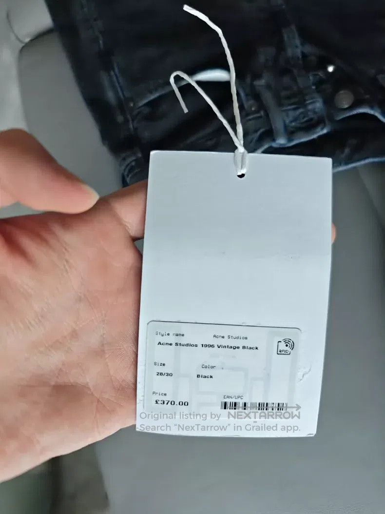 Acne Studios Acne Studios Black straight-leg pants Size US 28 / EU 44 - 5 Thumbnail
