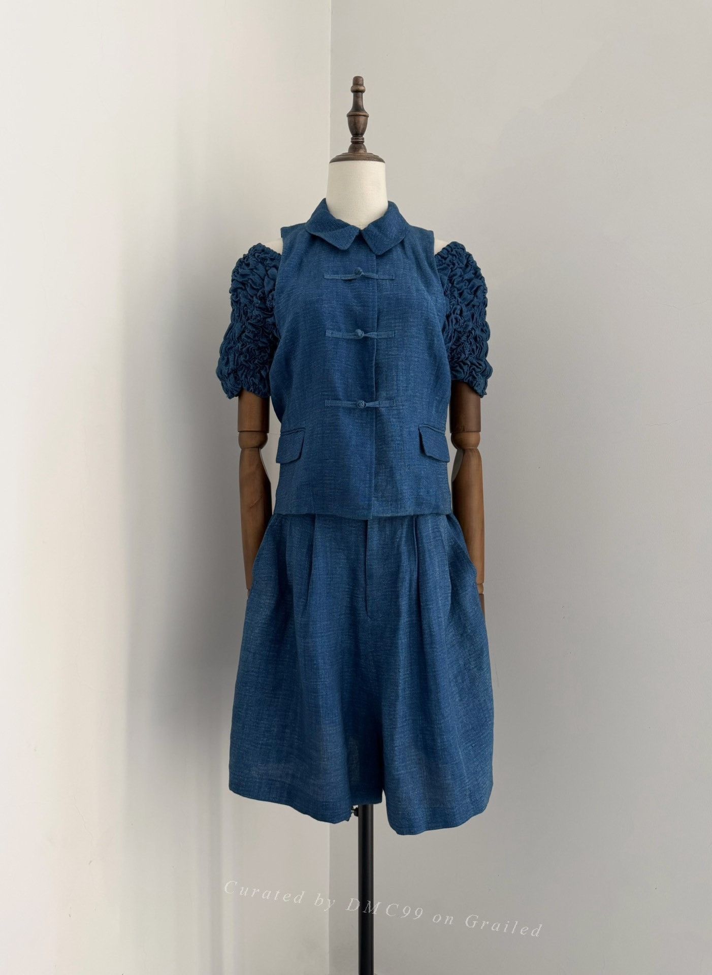 Comme des Garcons Comme des Garçons 1989 Denim Suit Size S / US 4 / IT 40 - 1 Thumbnail