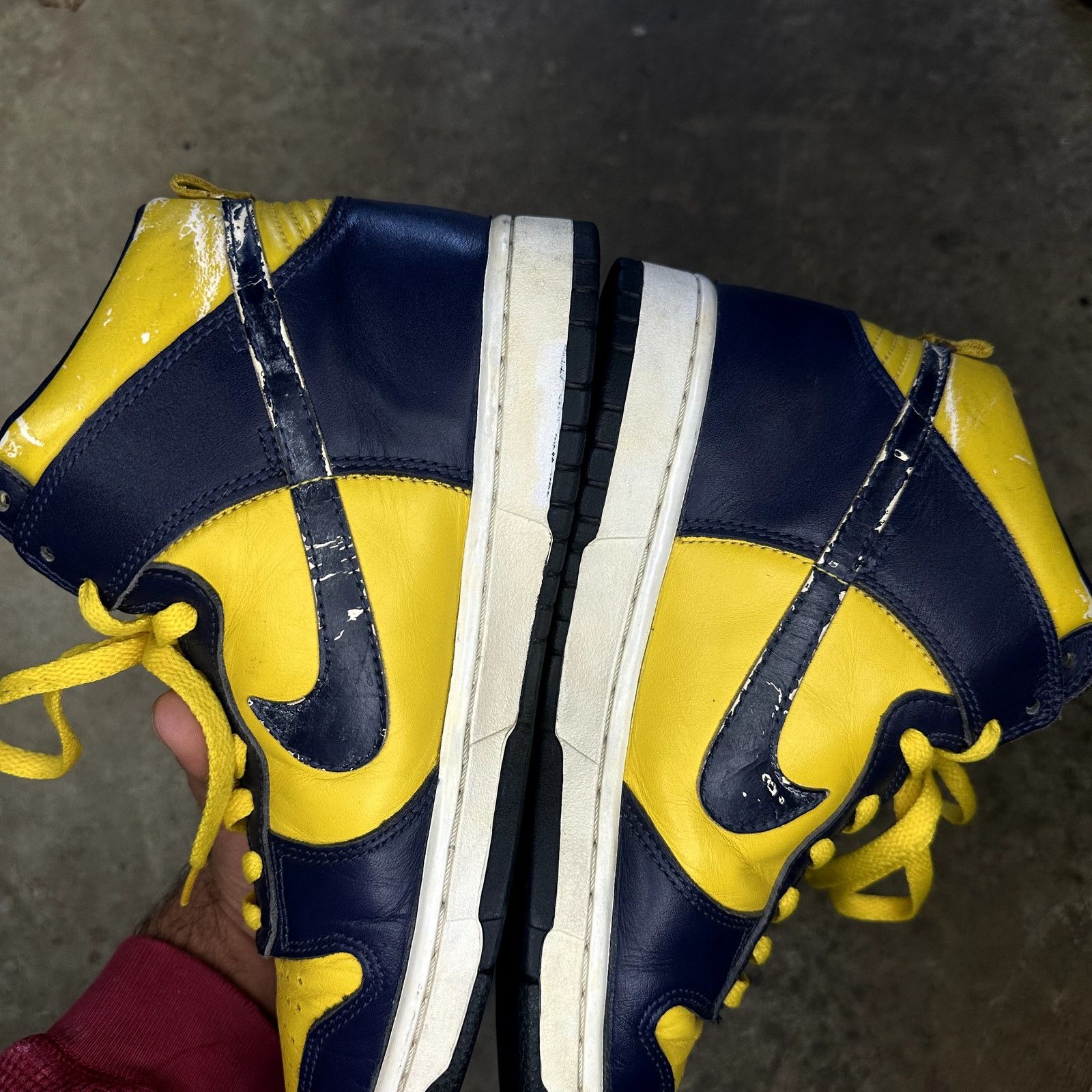 Nike 1999 Nike Dunk Hi 'Michigan' Size US 9 / EU 42 - 11 Thumbnail