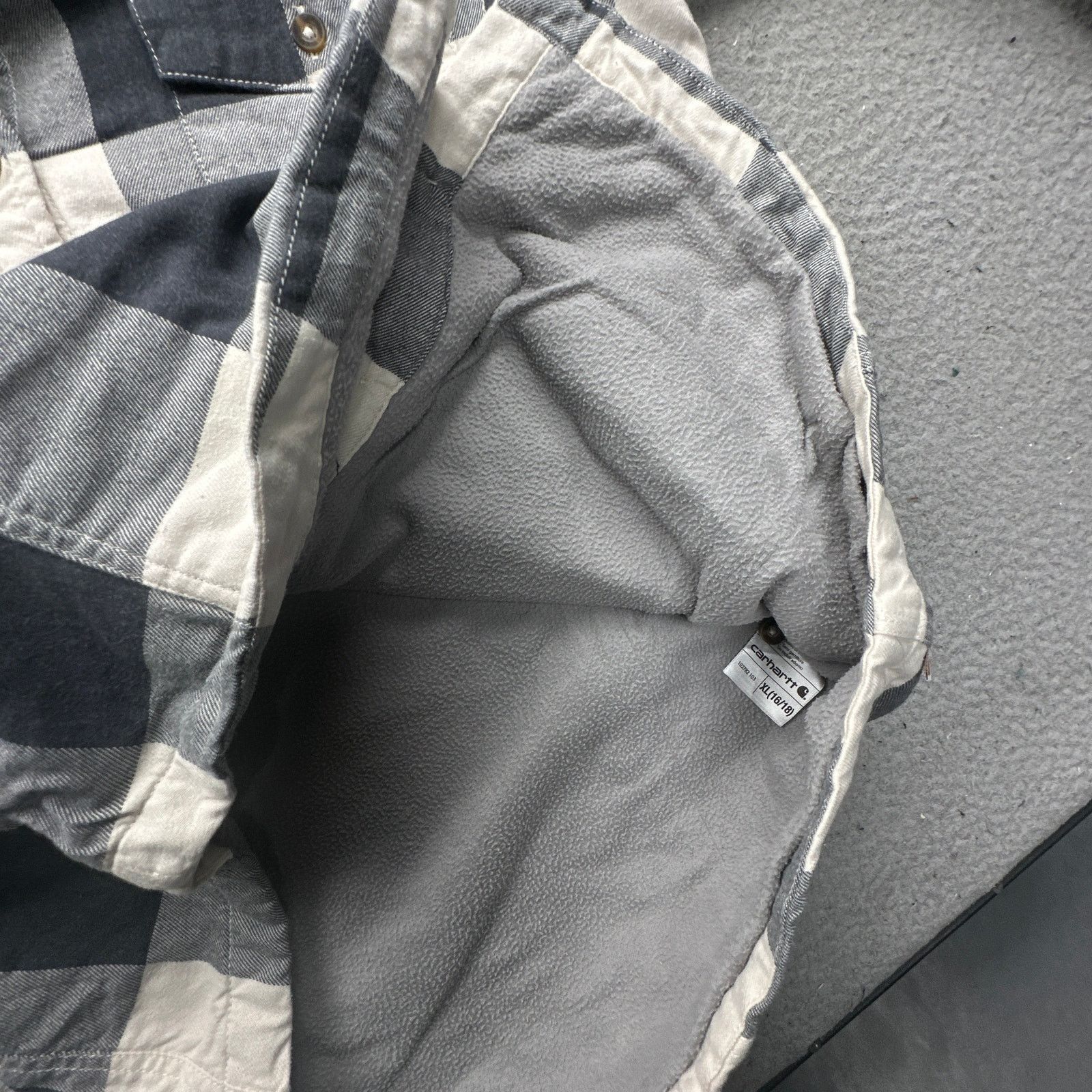 Carhartt Carhartt. Rugged Flex Hamilton Fleece-Lined Flannel Shirt XL Size XL / US 12-14 / IT 48-50 - 9 Thumbnail