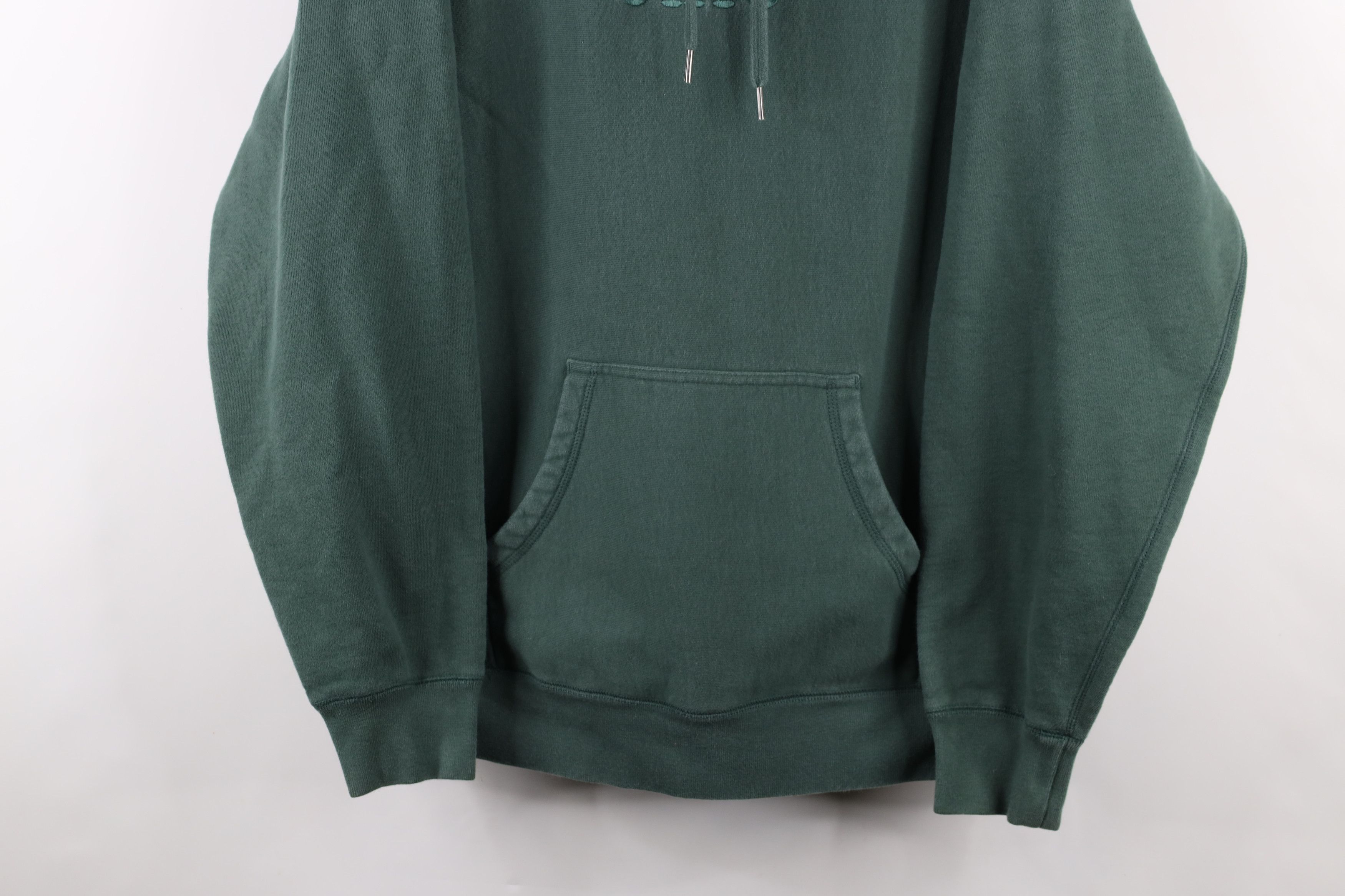 Vintage Y2K Streetwear Thick Heavyweight Toledo Ohio Hoodie Green Size US XL / EU 56 / 4 - 3 Thumbnail