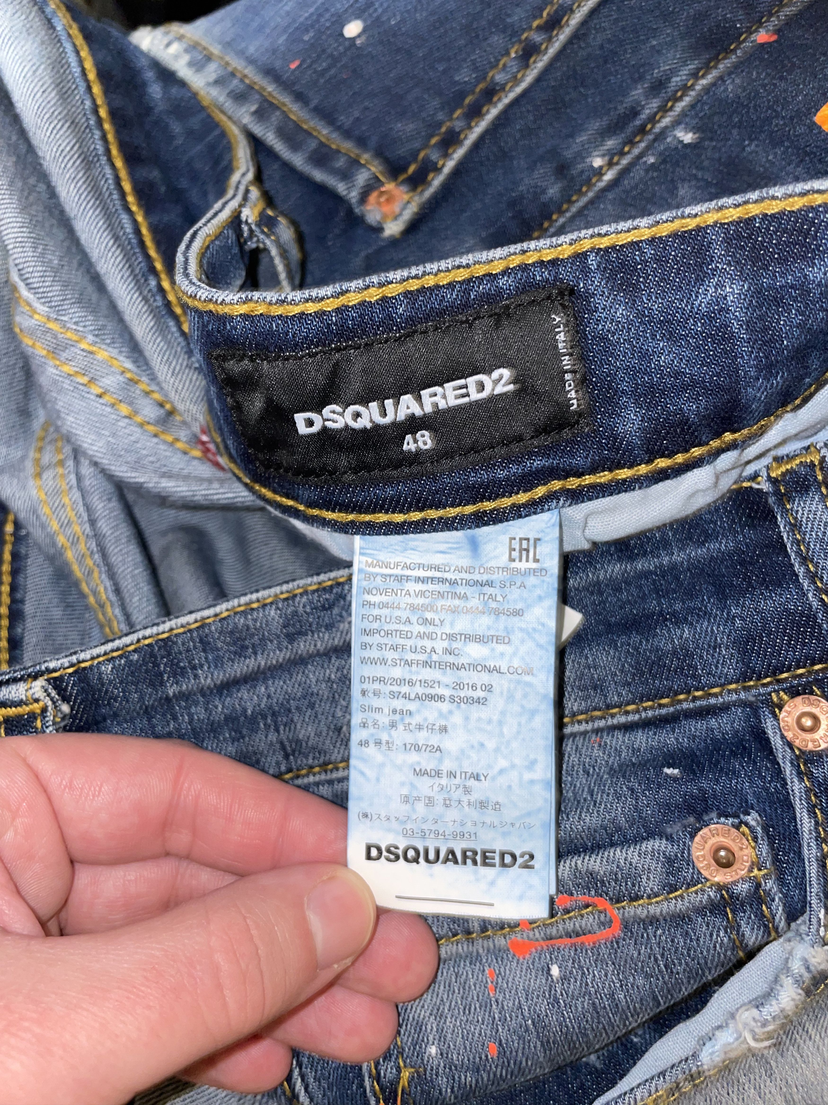 Dsquared2 Dsquared2 d2 hype vintage pants jeans y2k Size US 32 / EU 48 - 4 Thumbnail