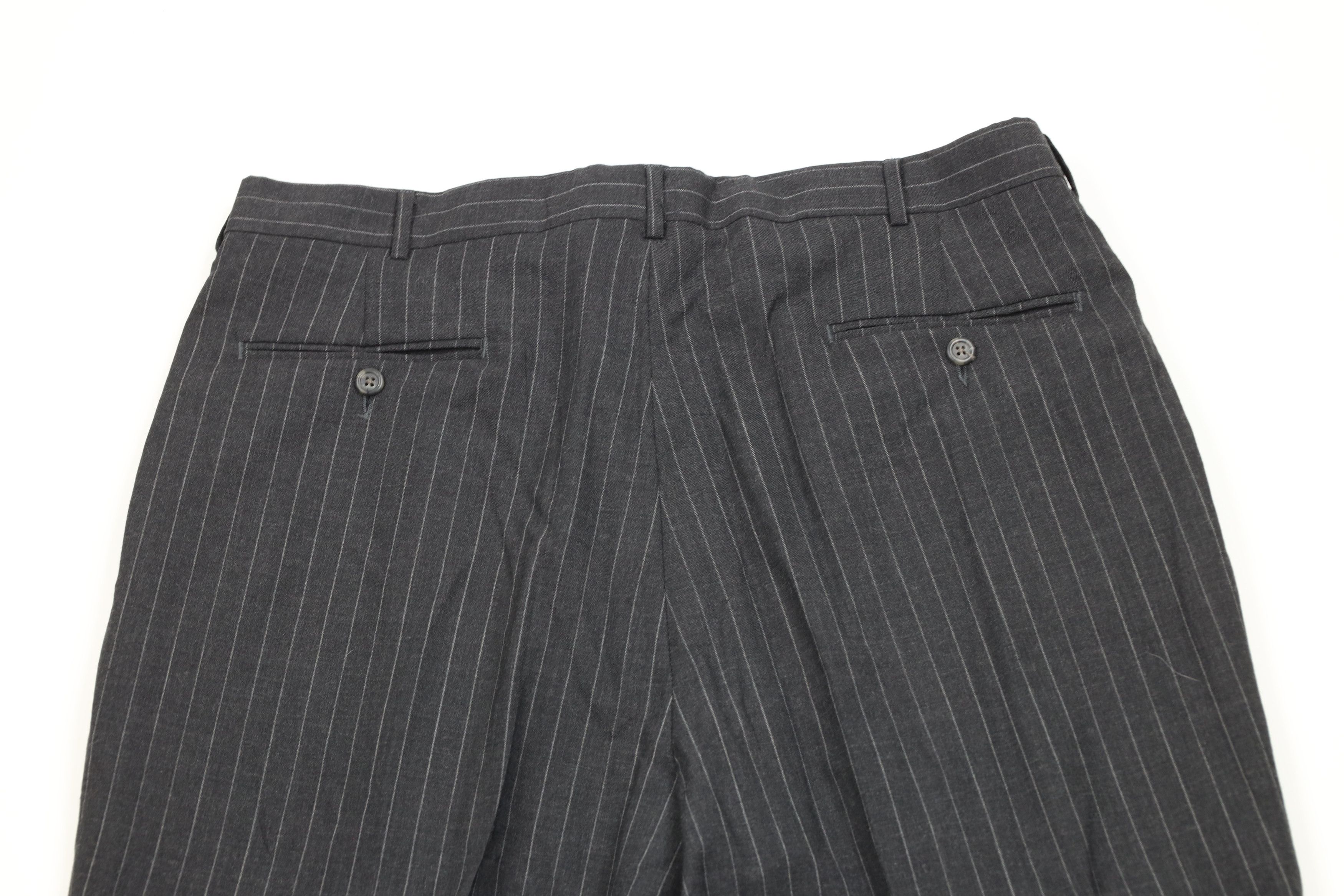 Lands' End Vintage 90s Lands End Wide Leg Chino Pants Gray USA Size US 36 / EU 52 - 10 Thumbnail