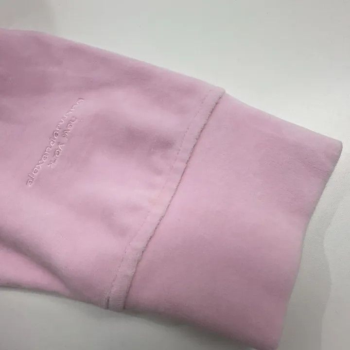 Alexander Wang Alexander Wang Pink Cropped Hooded Sweatshirt - Size M / US 6-8 / IT 42-44 - 8 Thumbnail