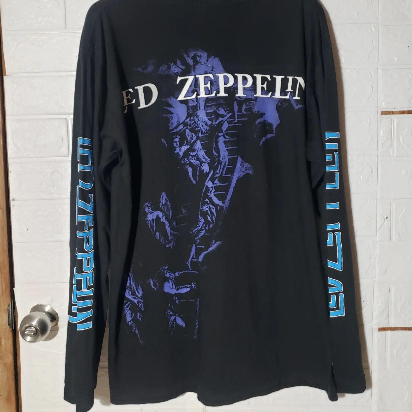 Vintage VINTAGE RARE LED ZEPPELIN LONG SLEEVE Size US L / EU 52-54 / 3 - 3 Thumbnail