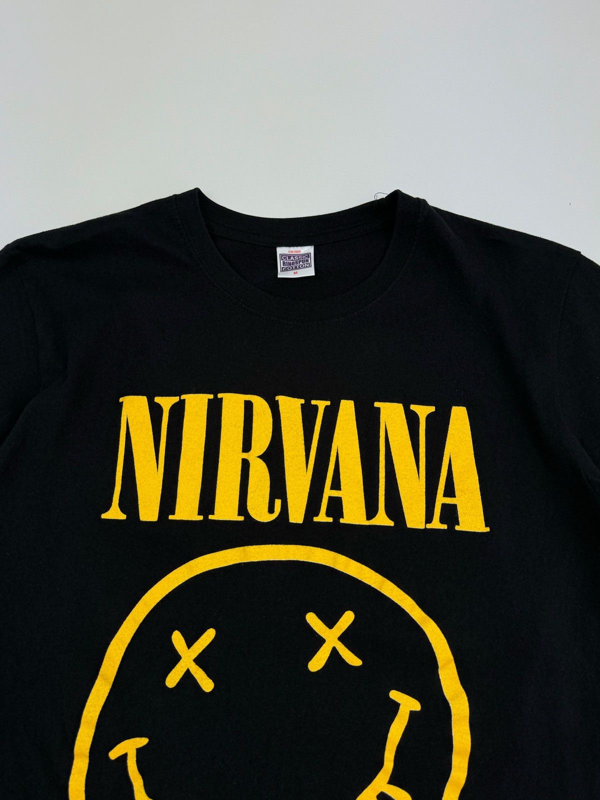 Band Tees × Vintage Vintage Nirvana Smile Reprint 1992 T-Shirt Size US M / EU 48-50 / 2 - 2 Thumbnail