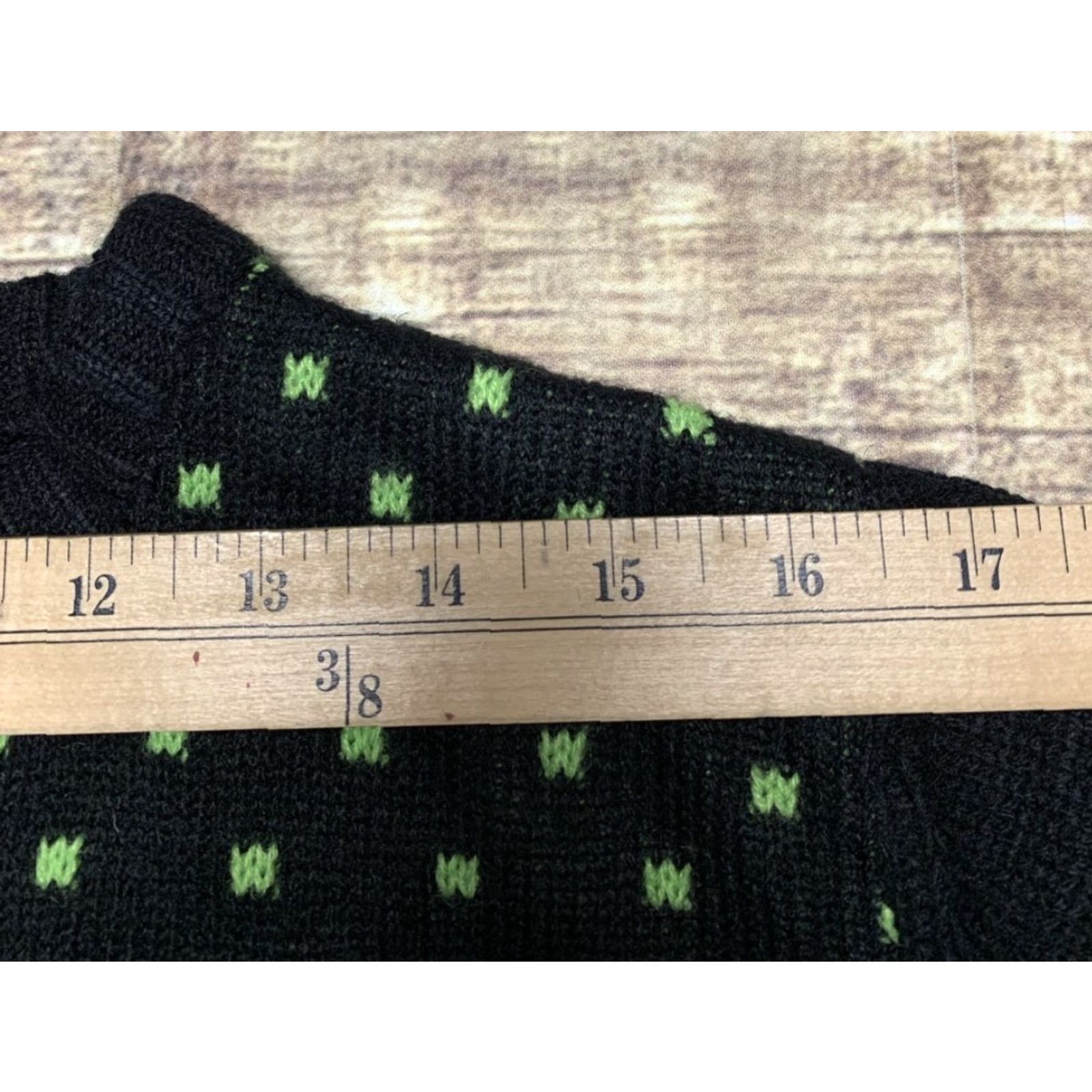 Vintage Ugly Christmas Sweater Are You Naughty or Nice Sequin Furry Women Size S Black Size S / US 4 / IT 40 - 4 Thumbnail