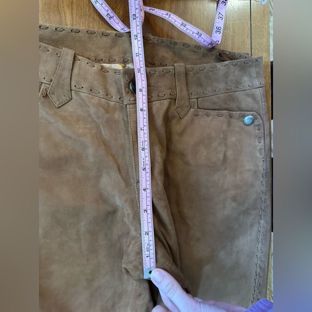 Old Gringo × Vintage Rare vintage Old Gringo leather pants - brown lined pants - Size 32" / US 10 / IT 46 - 7 Thumbnail
