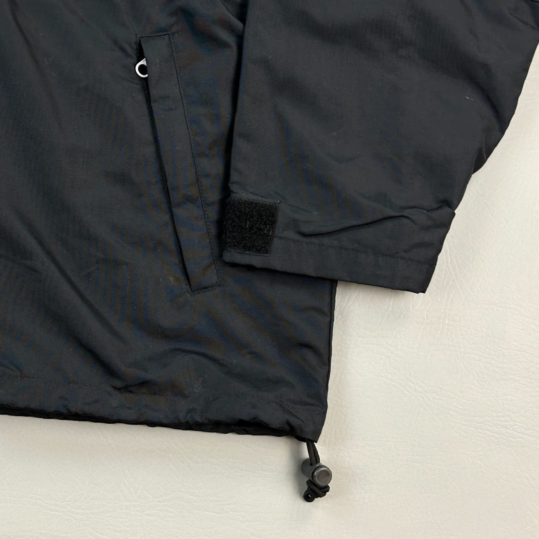 J.Crew Vintage J.Crew Sport Jacket Mens XL Black Full Zip Hooded Windbreaker Oarsman Size US XL / EU 56 / 4 - 2 Thumbnail