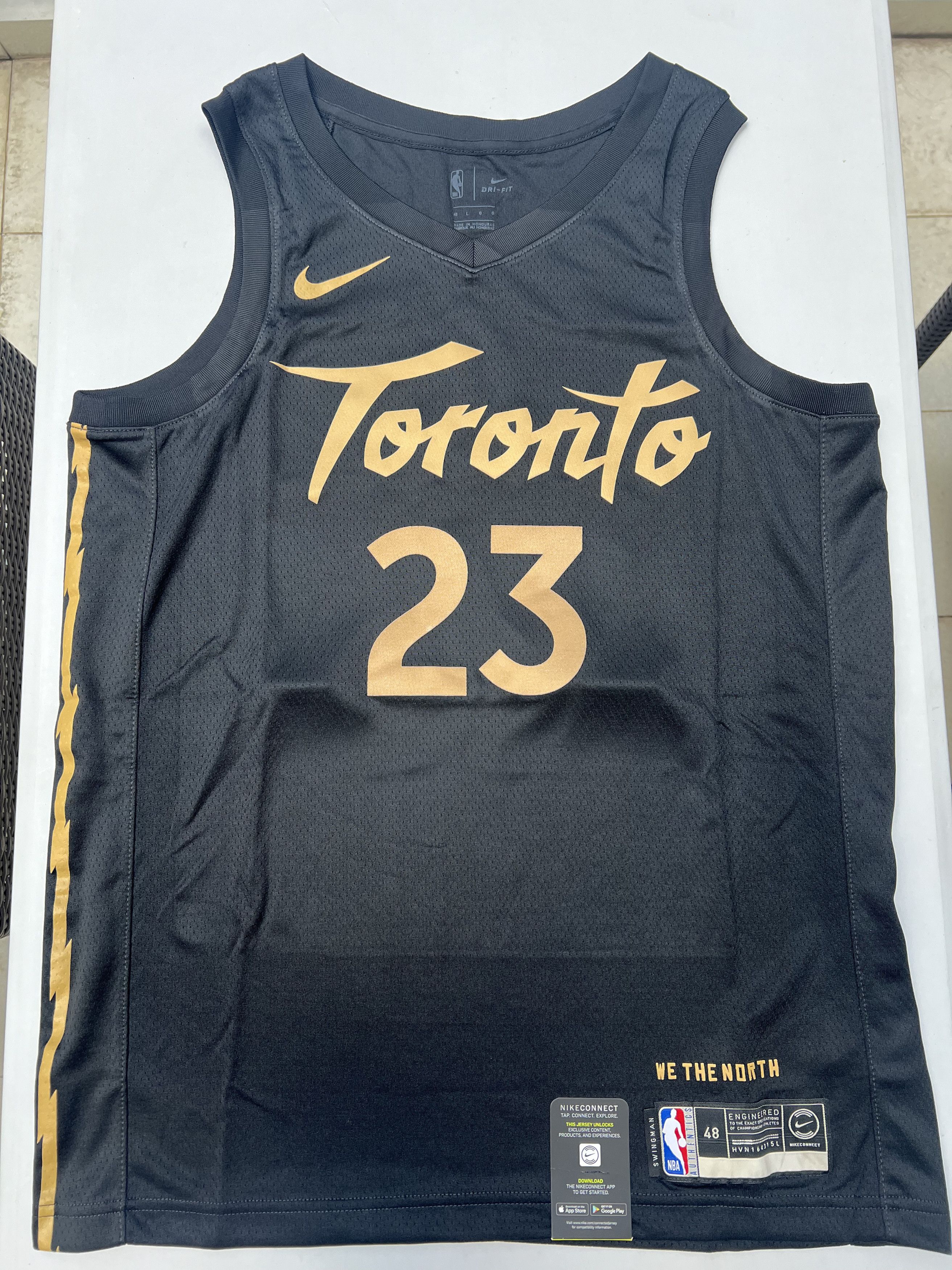 NBA × Nike Fred VanVleet Toronto Raptors 2019/2020 City Swingman Jersey Size US L / EU 52-54 / 3 - 1 Thumbnail