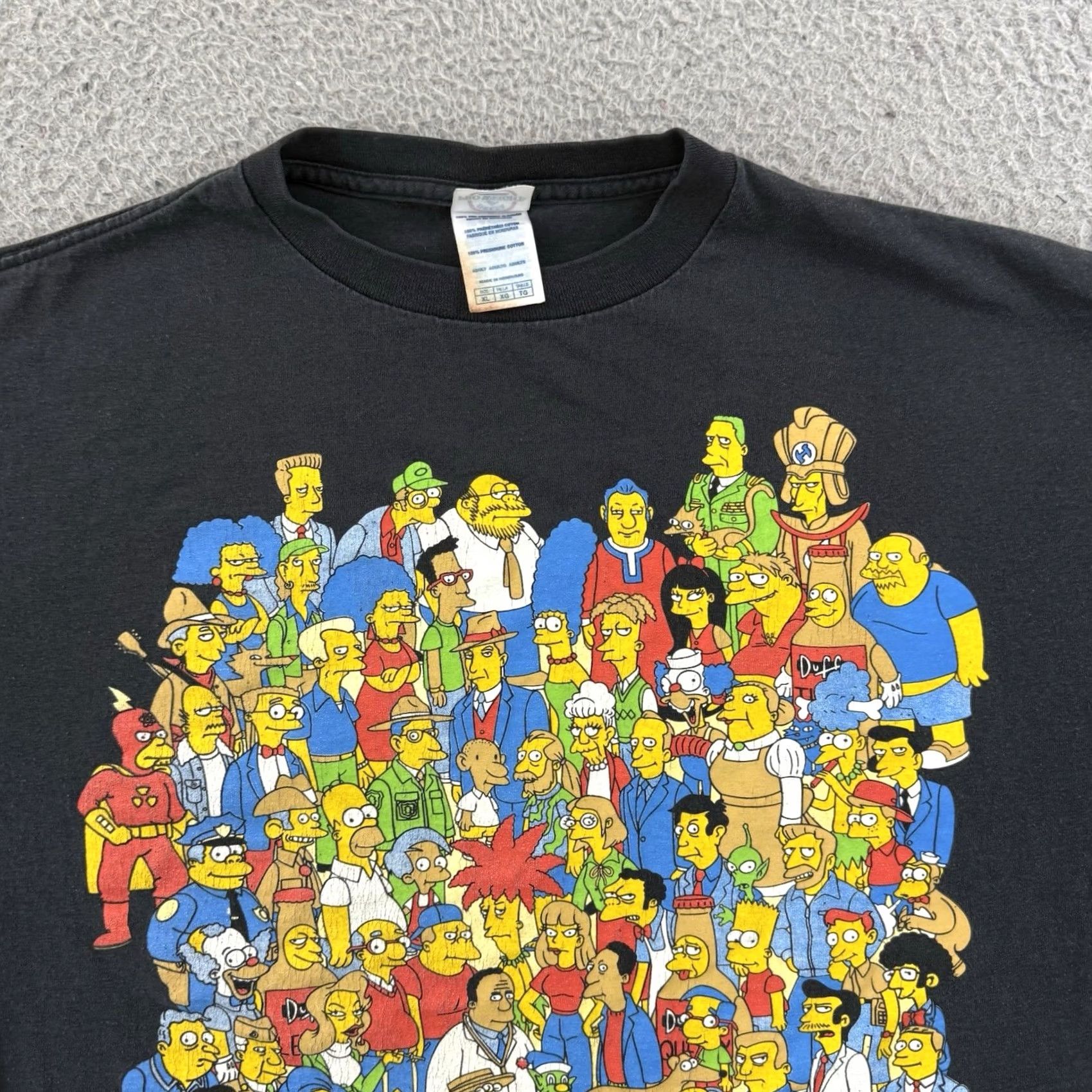 Vintage VINTAGE The Simpsons Shirt Mens XL Black Matt Groening Cartoon Cast Short Sleeve Size US XL / EU 56 / 4 - 3 Thumbnail