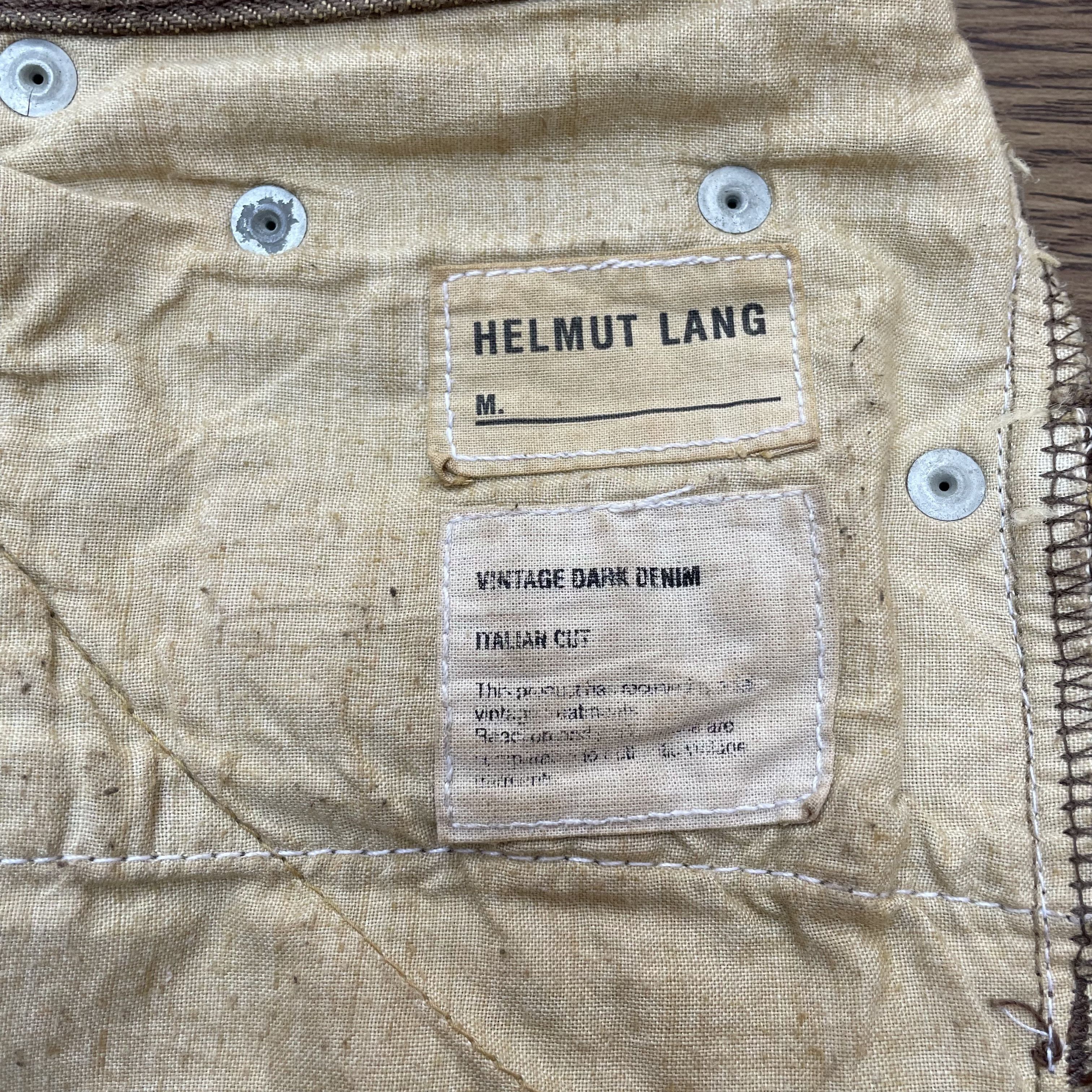 Helmut Lang Helmut Lang Vintage Dark Denim Size US 29 - 13 Thumbnail