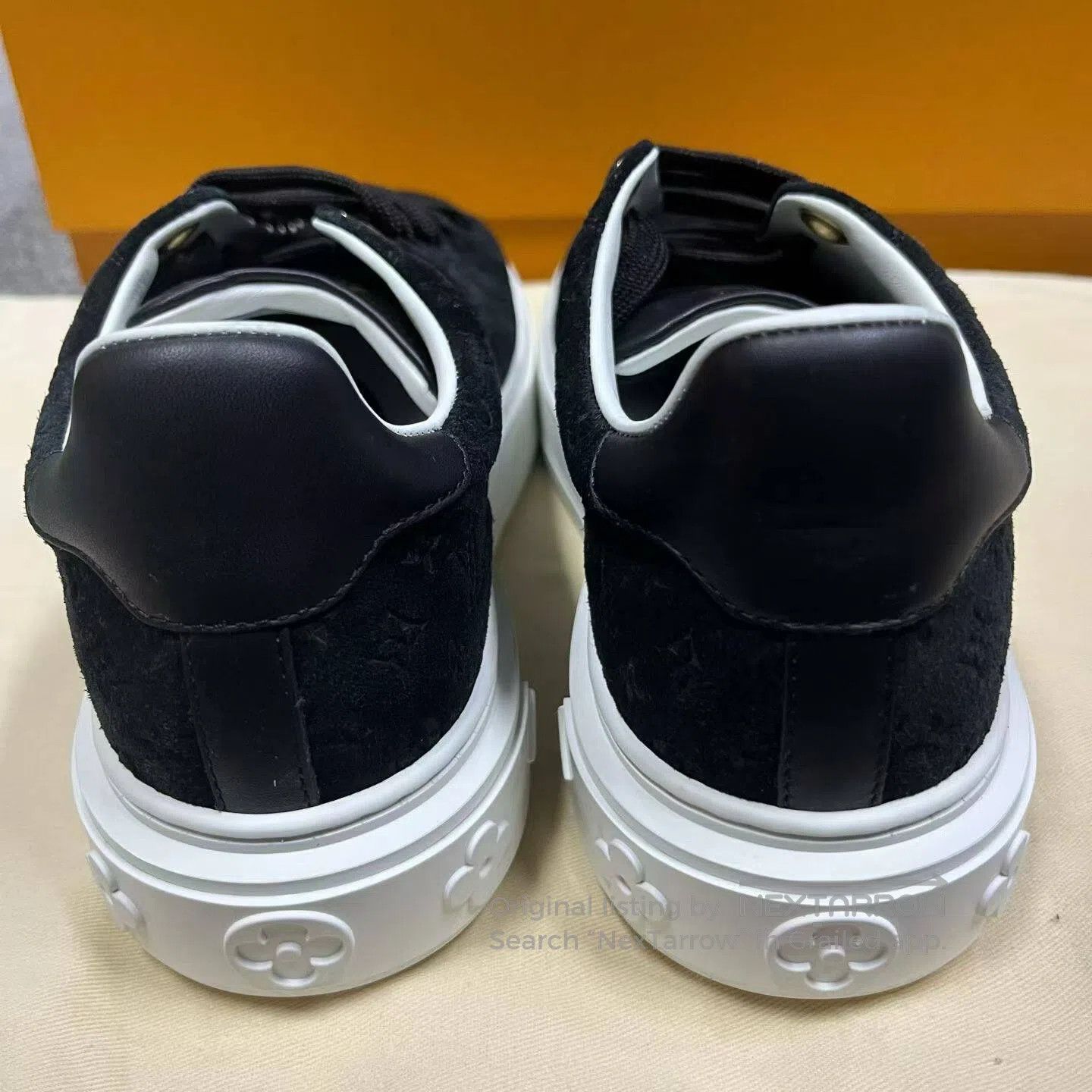 Louis Vuitton Louis Vuitton Black suede leather – stylish, casual, comfo Size US 5.5 / IT 35.5 - 4 Thumbnail