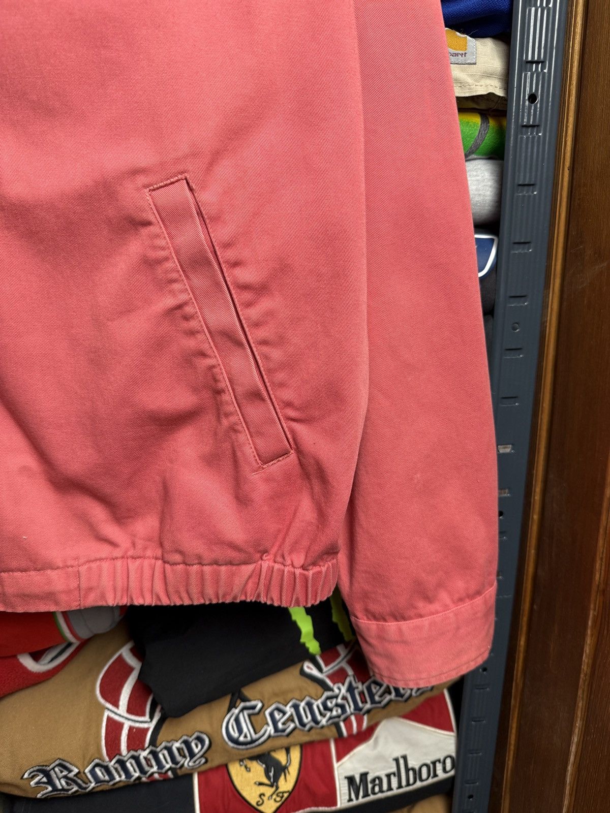 Polo Ralph Lauren × Vintage Vintage Polo Ralph Lauren Bomber Jacket Pink Size US L / EU 52-54 / 3 - 5 Thumbnail