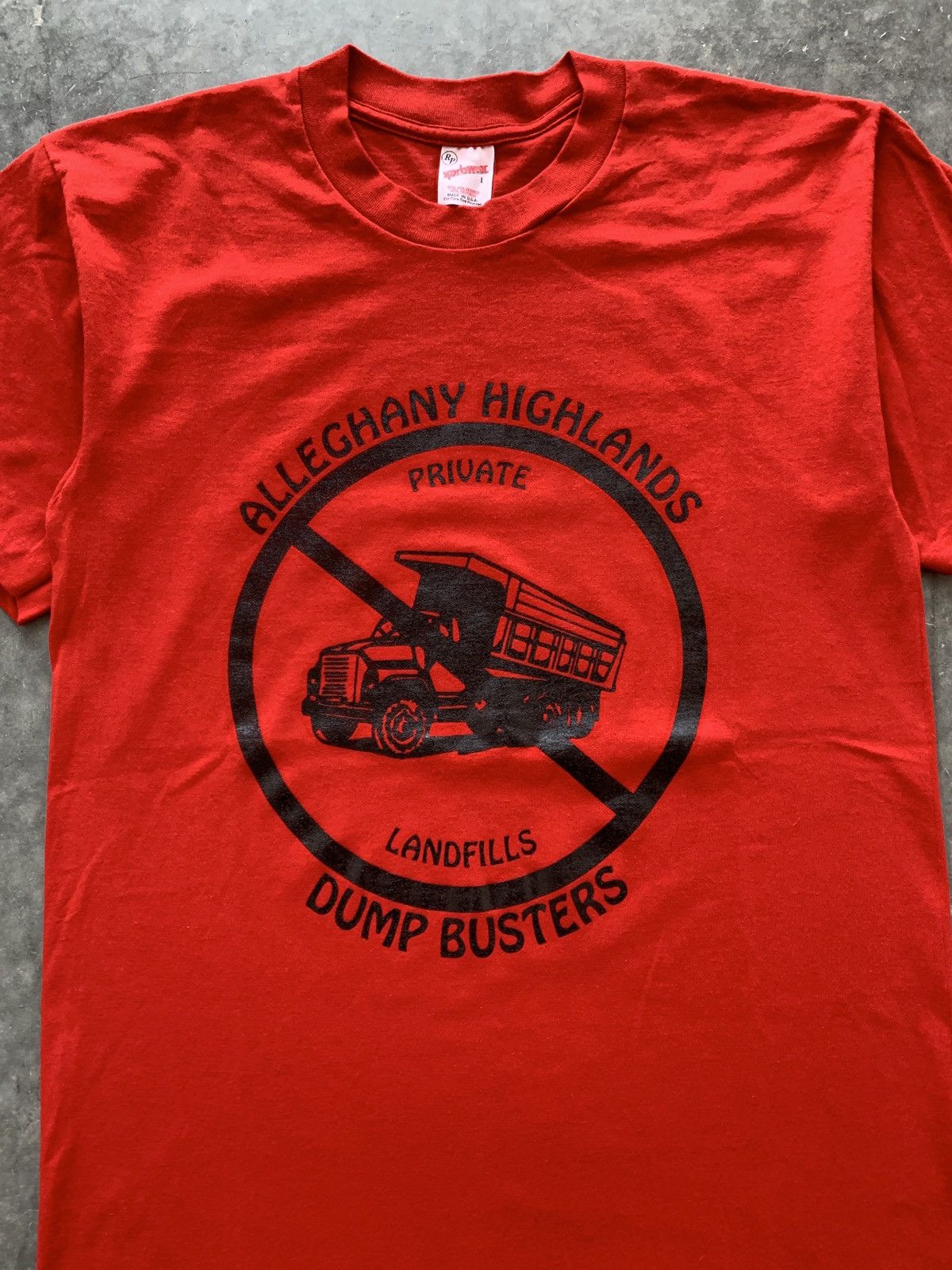 Unsound Rags × Vintage Crazy Vintage 80s Dump Busters Graphic Tee Size US M / EU 48-50 / 2 - 2 Thumbnail
