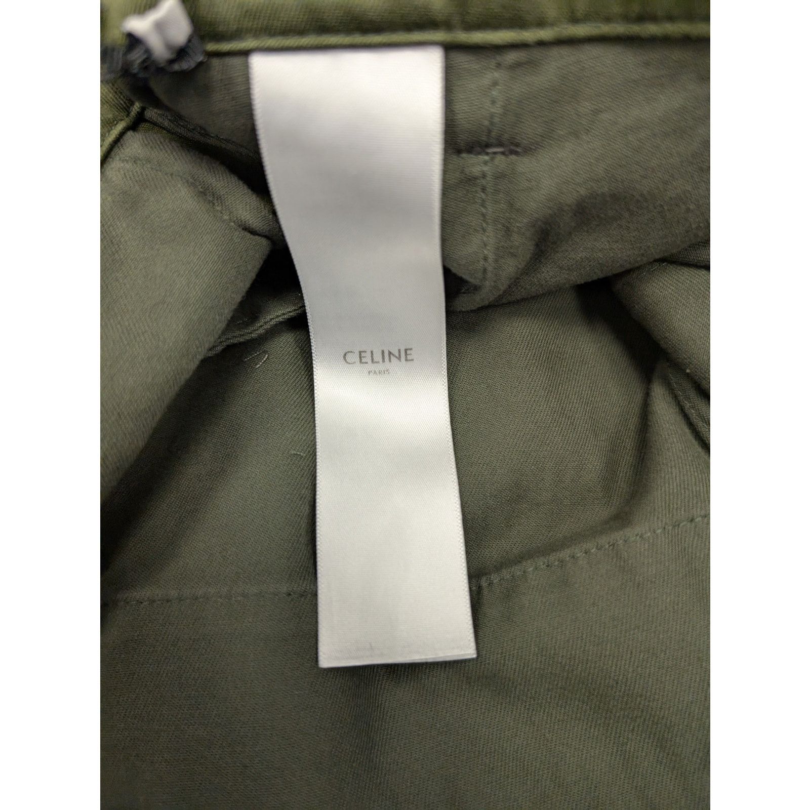 Celine o1rshd1 Short Sangles in Army Green Size US 32 / EU 48 - 17 Thumbnail