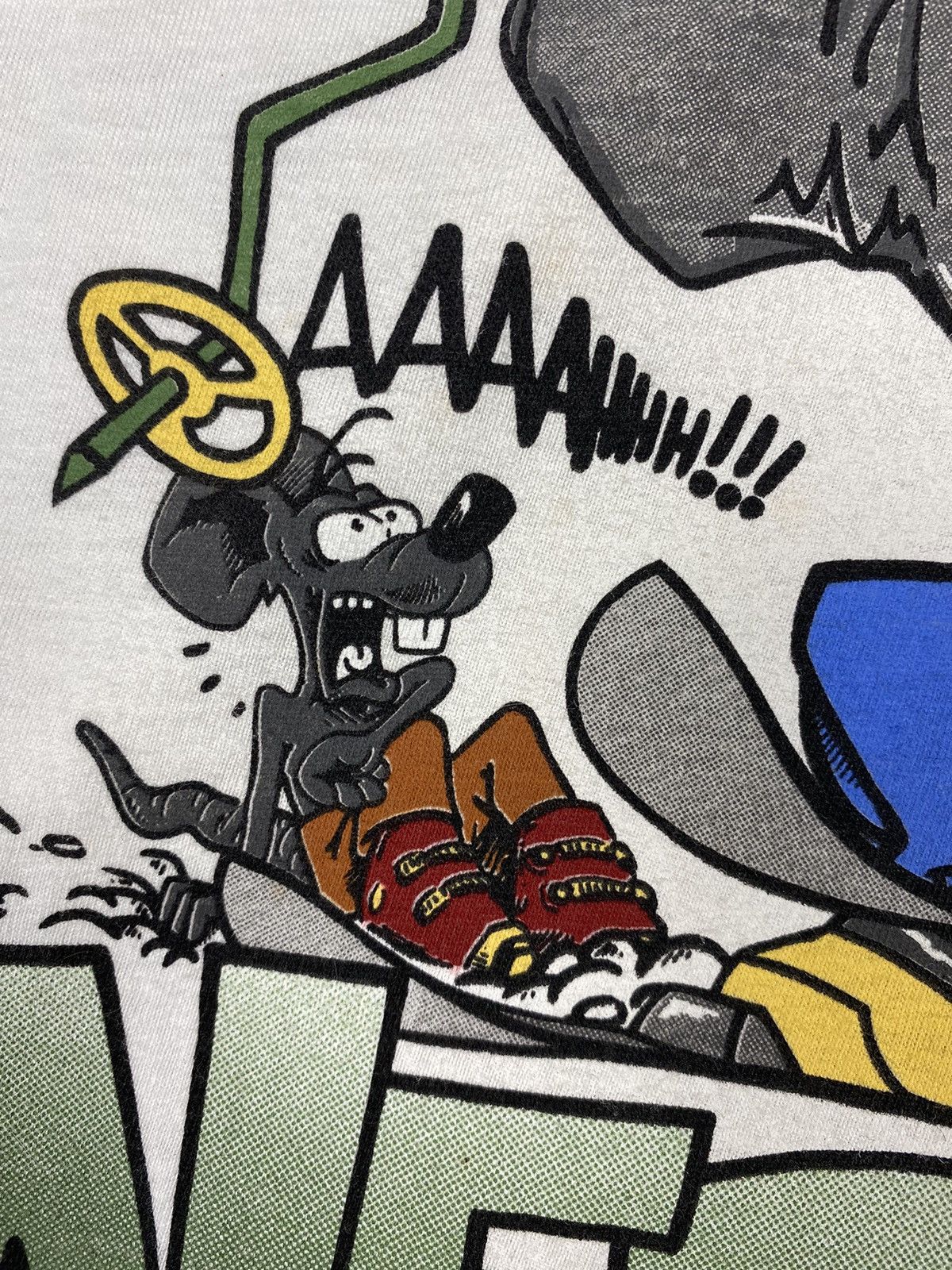 Vintage Vintage Nervous Craze Monkey and Mouse NFL Humor Tee y2k Size US M / EU 48-50 / 2 - 12 Thumbnail