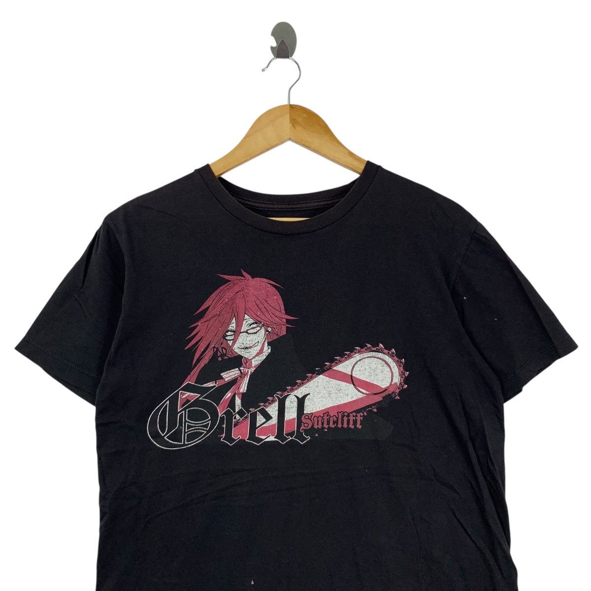 Japanese Brand BLACK BUTLER Japanese Anime Grell Sutcliff Sebastian T-Shirt Size US M / EU 48-50 / 2 - 2 Thumbnail