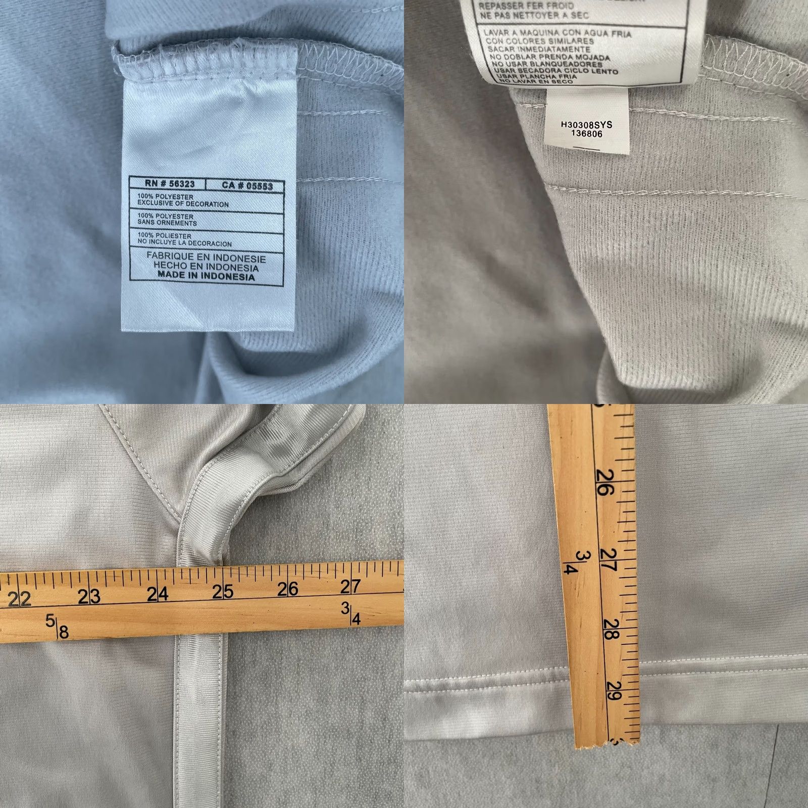Nike VINTAGE Nike Hoodie Adult XL Chrome Silver Center Swoosh Logo Pullover Mens Y2K Size US XL / EU 56 / 4 - 8 Thumbnail
