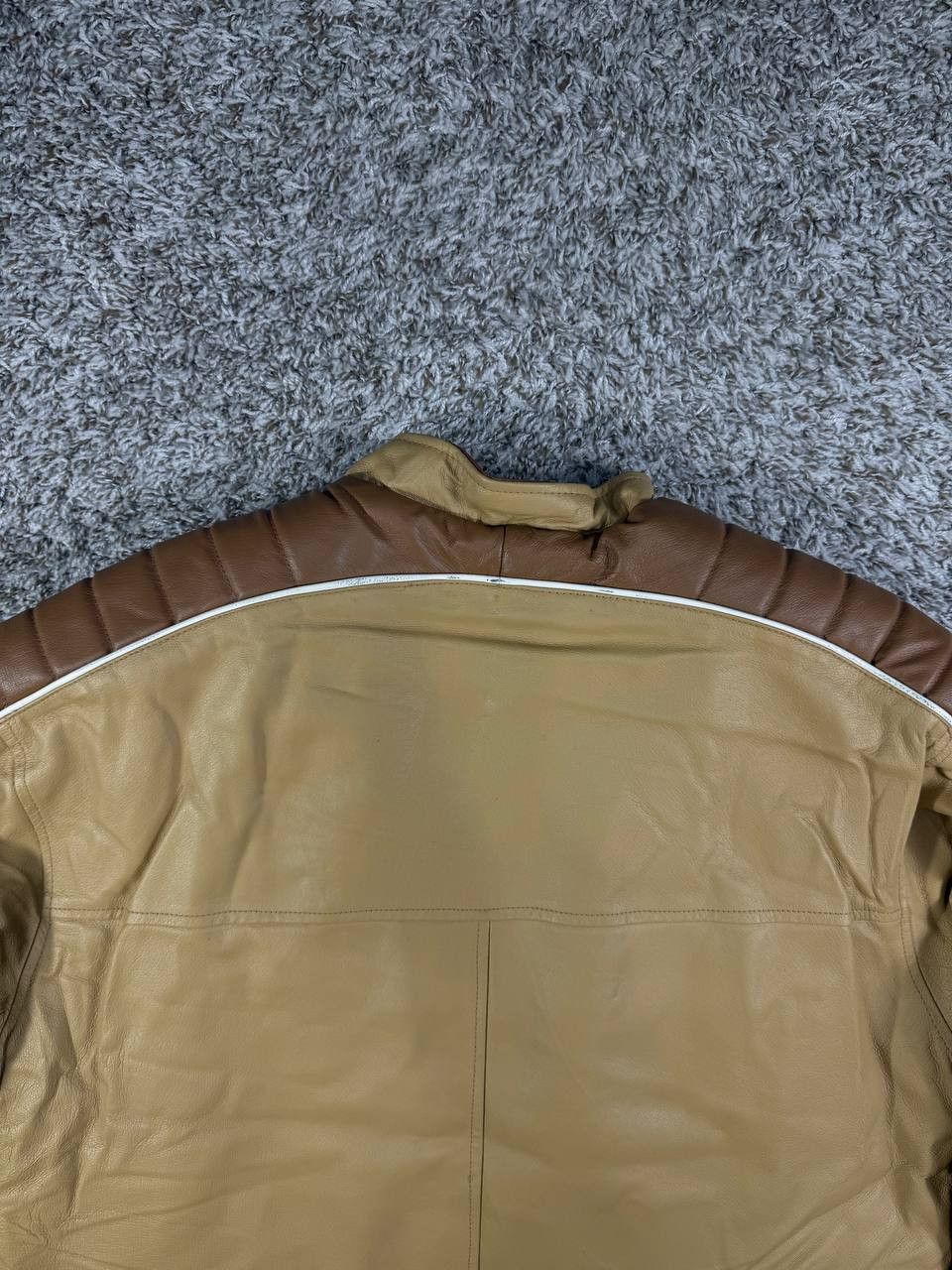 Genuine Leather WILDA Genuine Leather Racing Jacket Moto Biker Patches Size US XXL / EU 58 / 5 - 20 Thumbnail