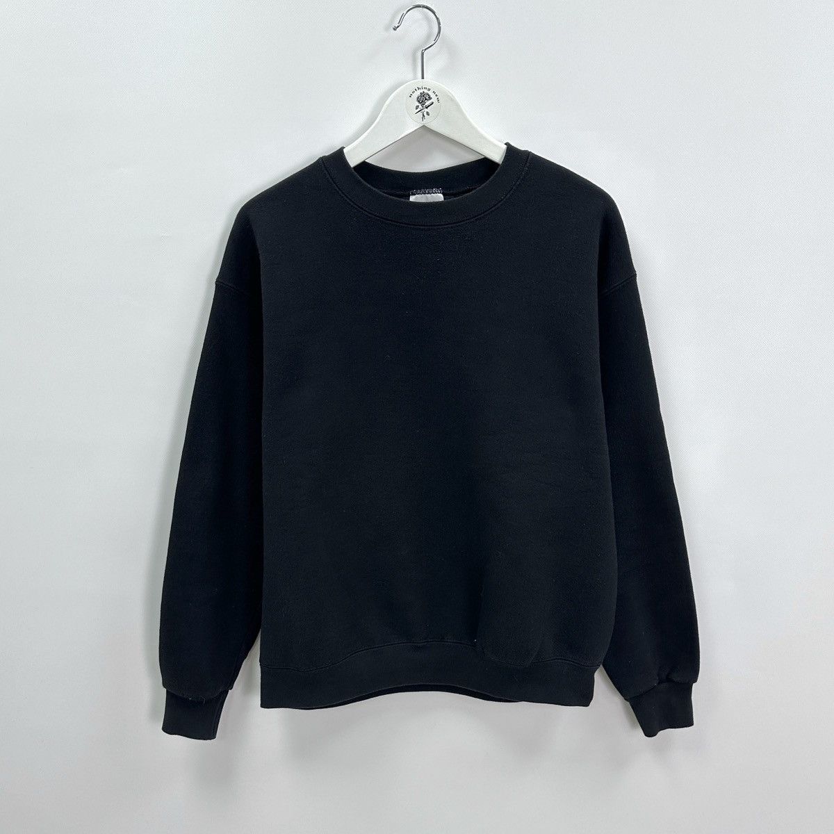 Edwin Vintage 90s Edwin Heavyweight Black sweatshirt made in USA Size US L / EU 52-54 / 3 - 1 Thumbnail