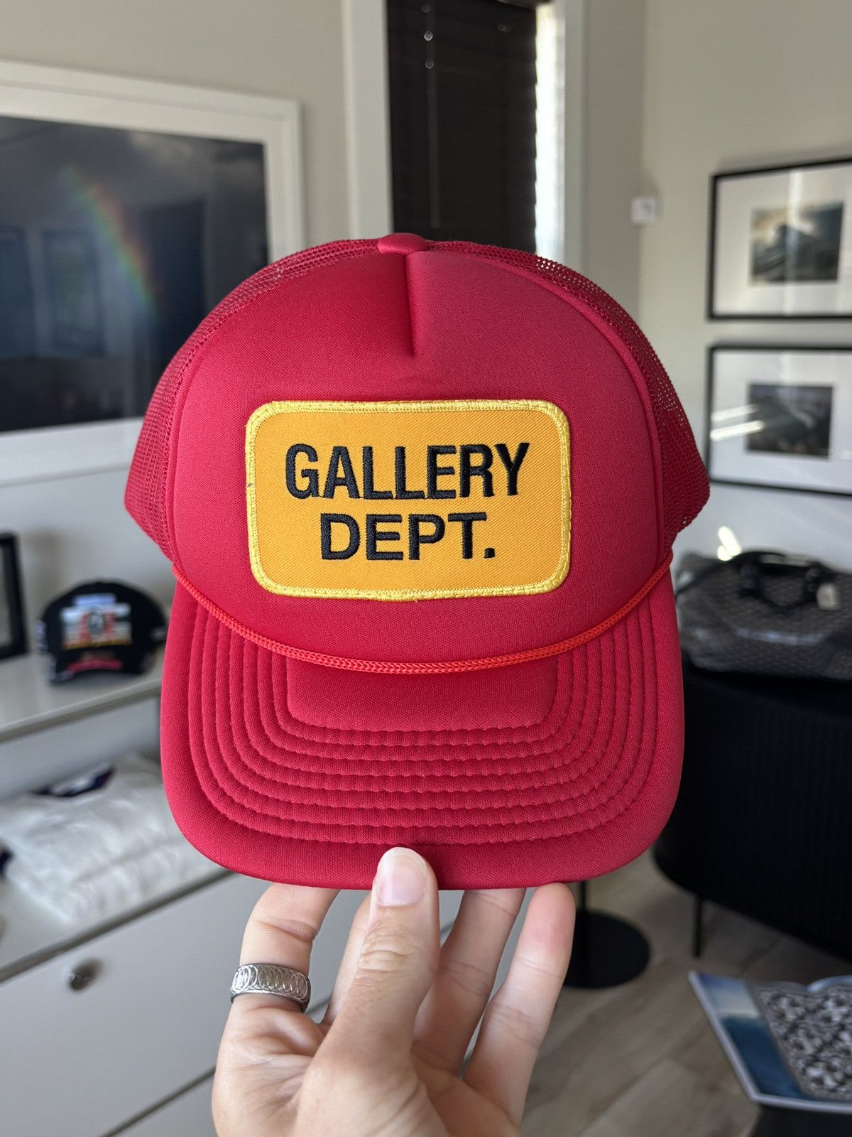 Gallery Dept. GALLERY DEPT TRUCKER PATCH LOGO HAT Size ONE SIZE - 2 Thumbnail