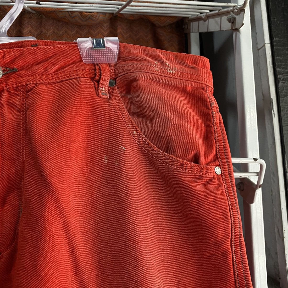 Diesel Diesel Krayver Vintage Red Distressed Jeans Size US 34 / EU 50 - 10 Thumbnail