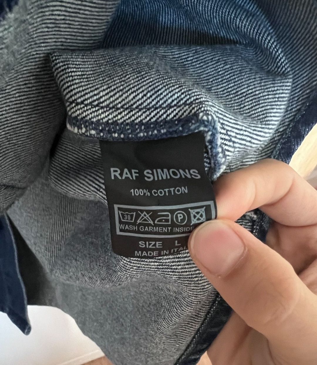 Raf Simons RAF SIMONS Cowboy Labeled Shirt Size US L / EU 52-54 / 3 - 2 Thumbnail
