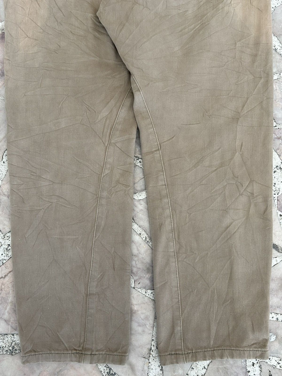 Balmain Balmain Biker Denim Pants Khaki Size US 33 - 12 Thumbnail