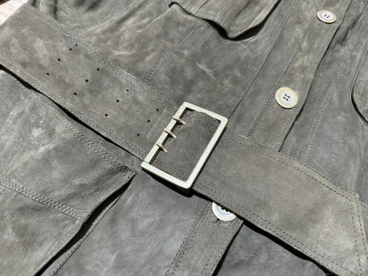 Designer × Leather Sylvie Schimmel suede leather jacket 44 Size M / US 6-8 / IT 42-44 - 7 Thumbnail