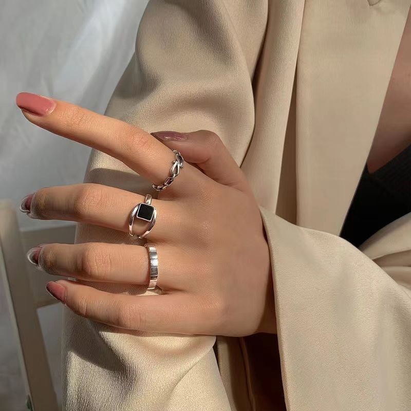 Jewelry Hip-hop Jewelry Rings Open Size Chrome Ring (Size 7-13) Size ONE SIZE - 4 Thumbnail