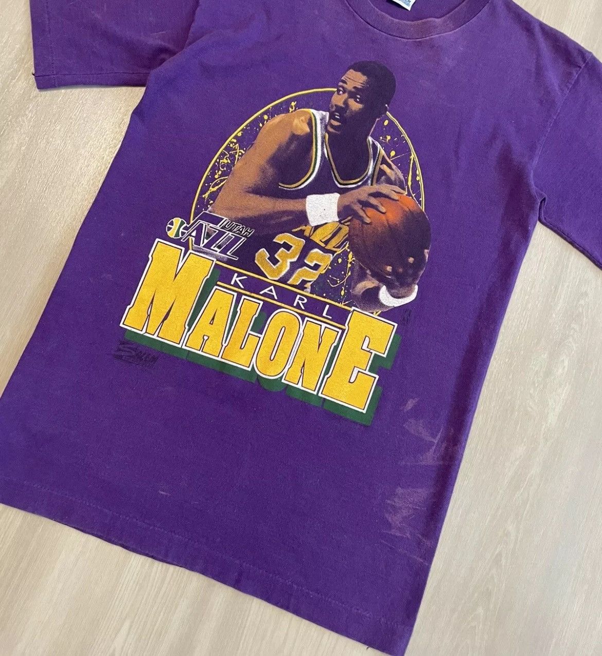 Hypebeast × Vintage Vintage Salem Sportswear Utah Jazz Karl Malone mens medium Size US M / EU 48-50 / 2 - 2 Thumbnail