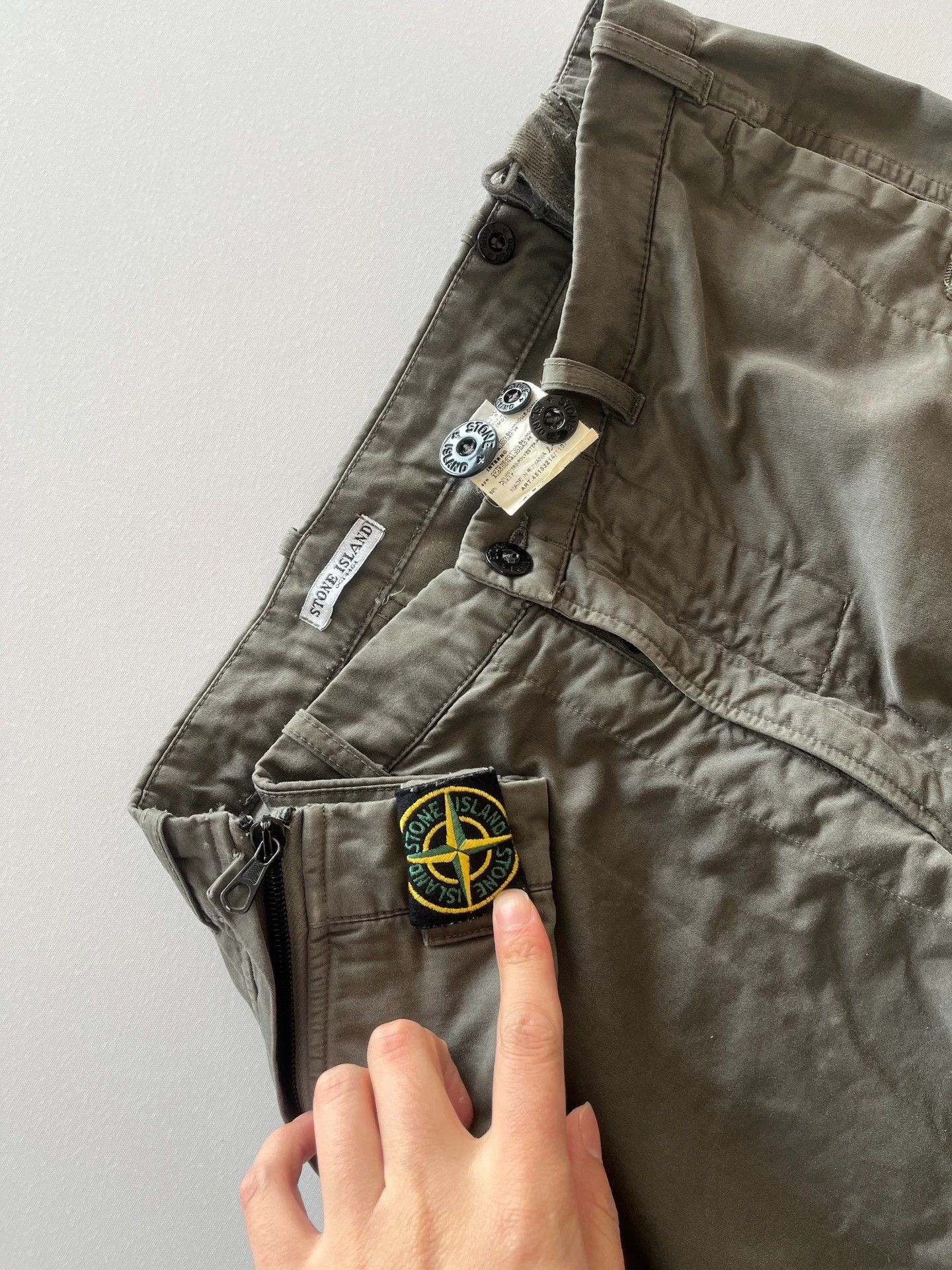 Stone Island Stone Island Archive 00s Tactical Cargo Pants Size US 36 / EU 52 - 3 Thumbnail