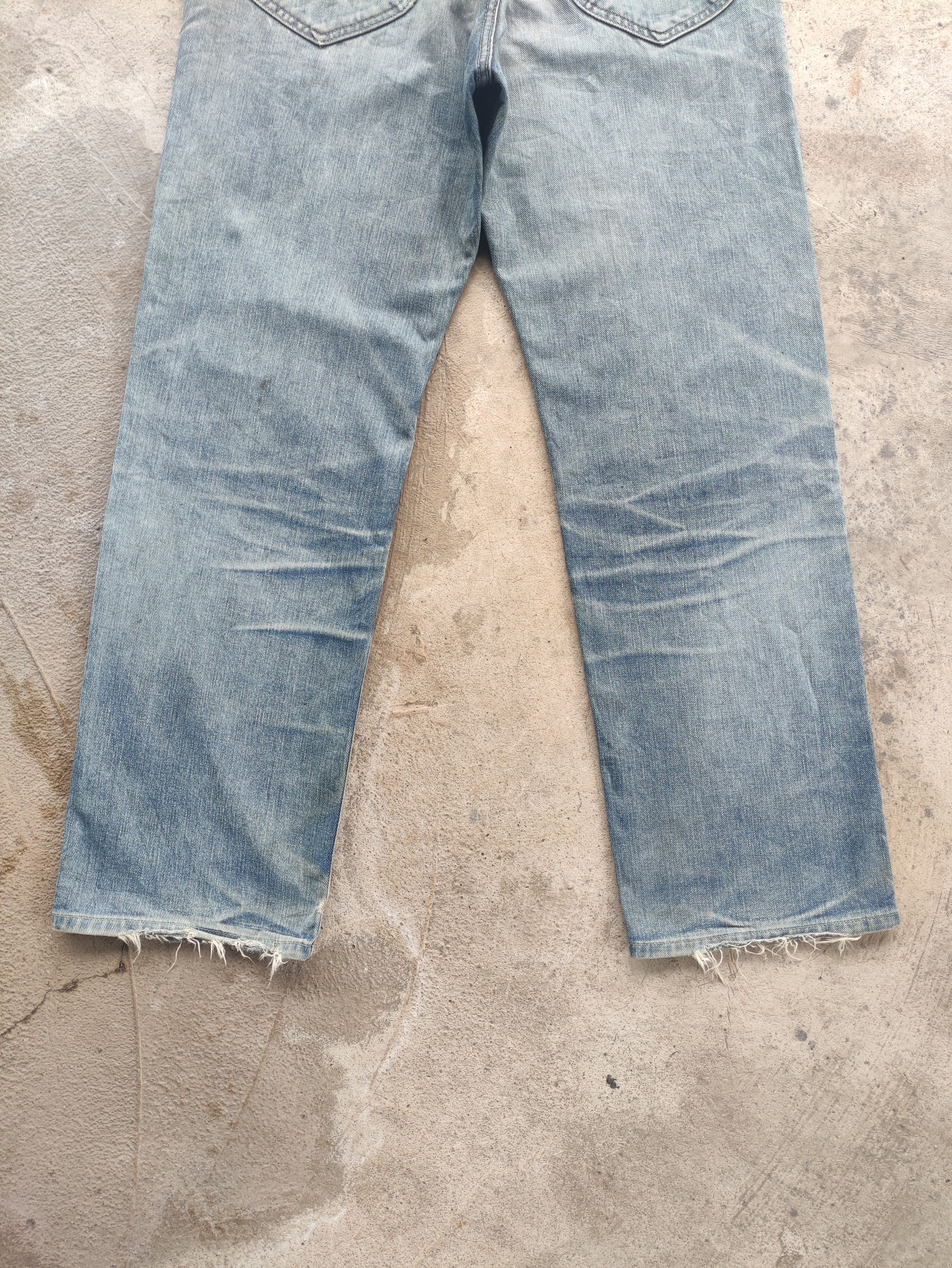 Lee Vintage Lee Distressed Denim Faded Pants W31 Size US 31 - 9 Thumbnail