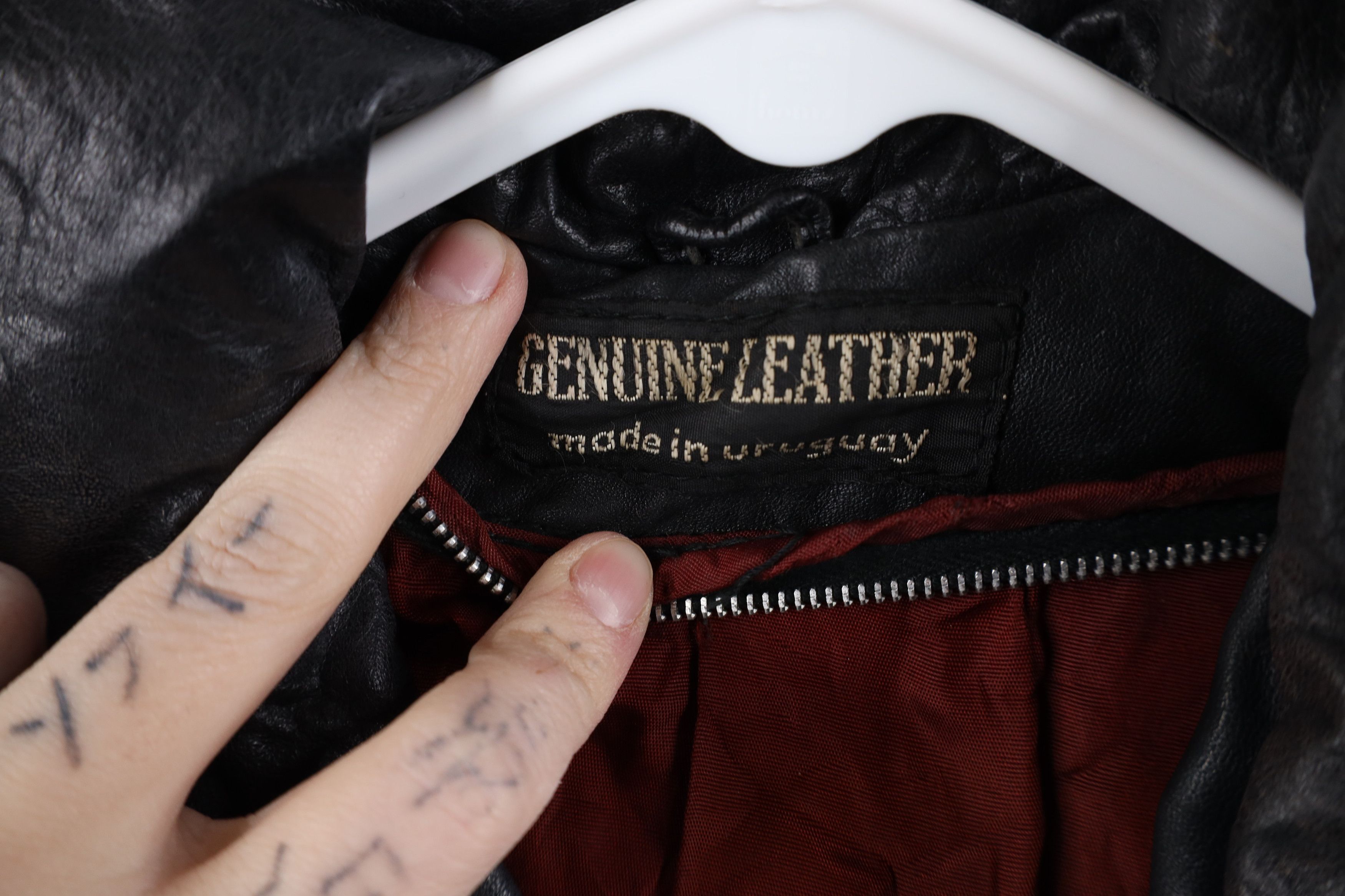 Vintage Vintage 70s Streetwear Button Collared Leather Jacket Black Size L / US 10 / IT 46 - 9 Thumbnail
