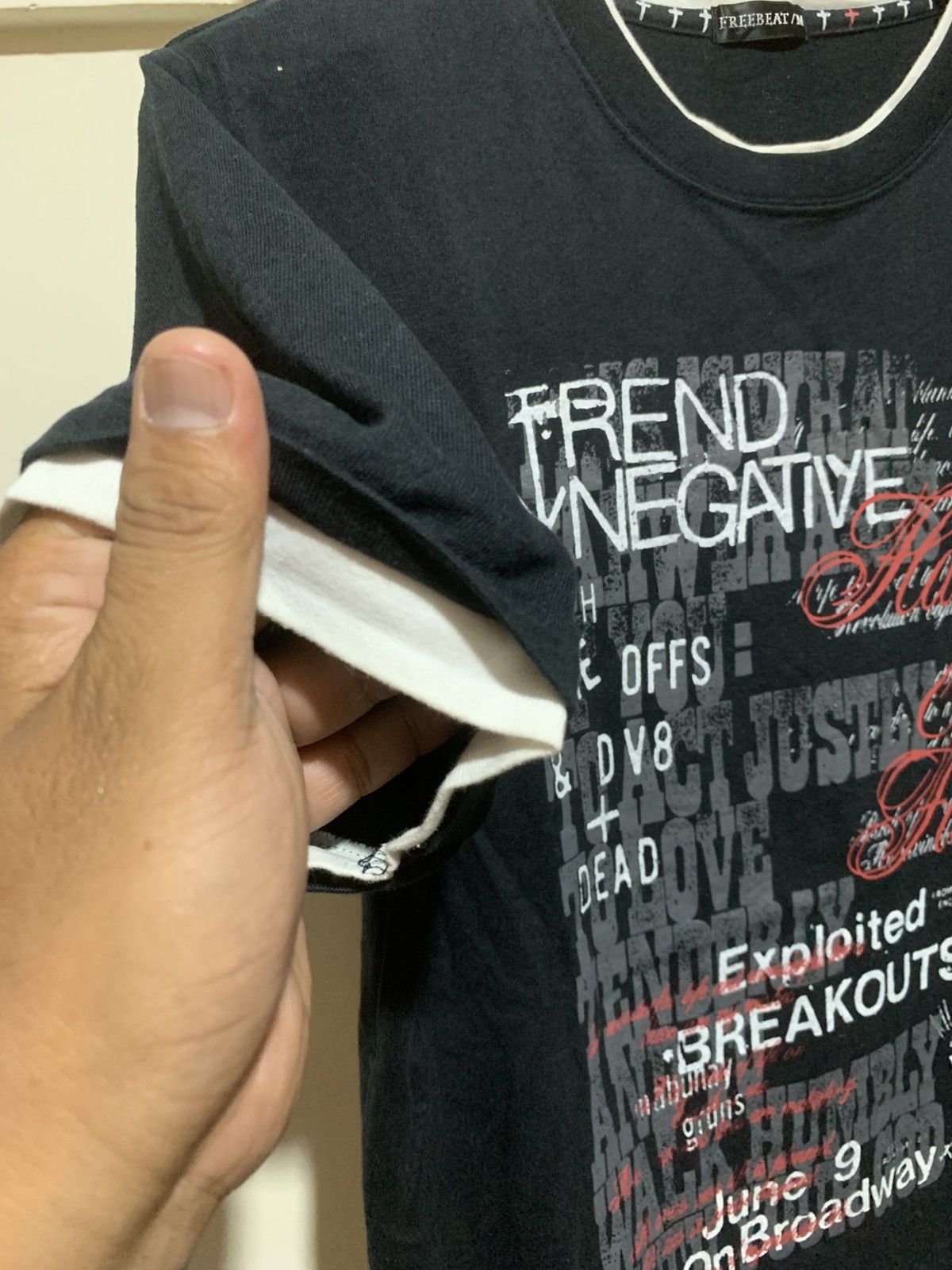 Japanese Brand Japanese Freebeat Double Layer /LGB/ifsixwasnine Style Tee Size US M / EU 48-50 / 2 - 3 Thumbnail